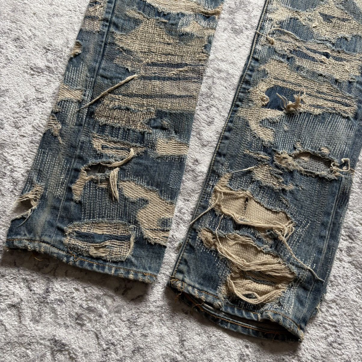 Undercover Undercover AW05 Arts&Crafts 85 Denim Jeans | Size 3 Size US 34 / EU 50 - 2 Thumbnail