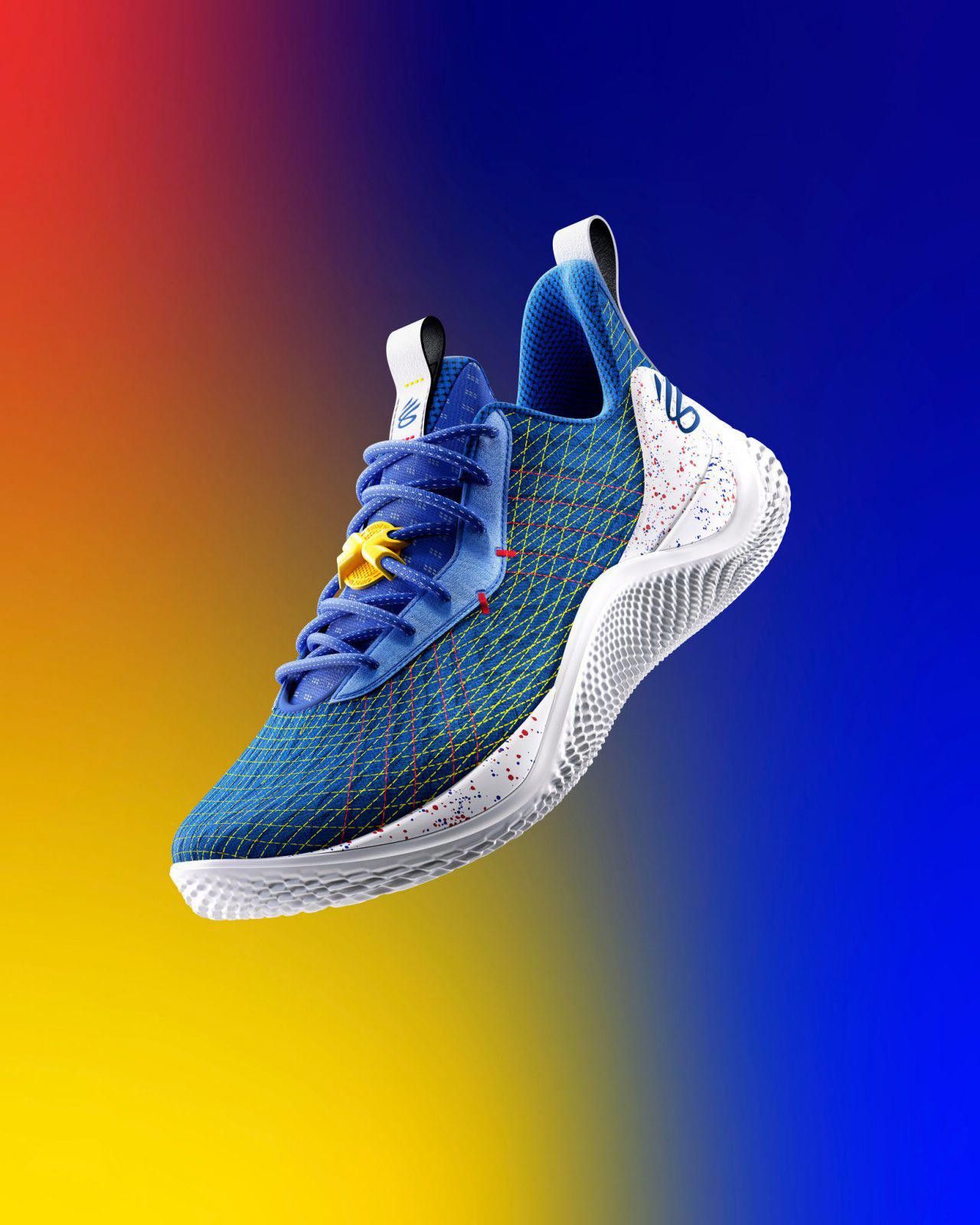 Under Armour Under Armour Flow 10 Curry-fornia Dub Nation Shoes - M 9 Size US 9 / EU 42 - 2 Thumbnail