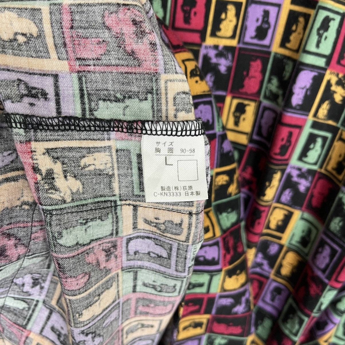 Jean Paul Gaultier Jean Paul Gaultier Homme Overprint Long Sleeve Pajamas shirt Size US L / EU 52-54 / 3 - 6 Thumbnail