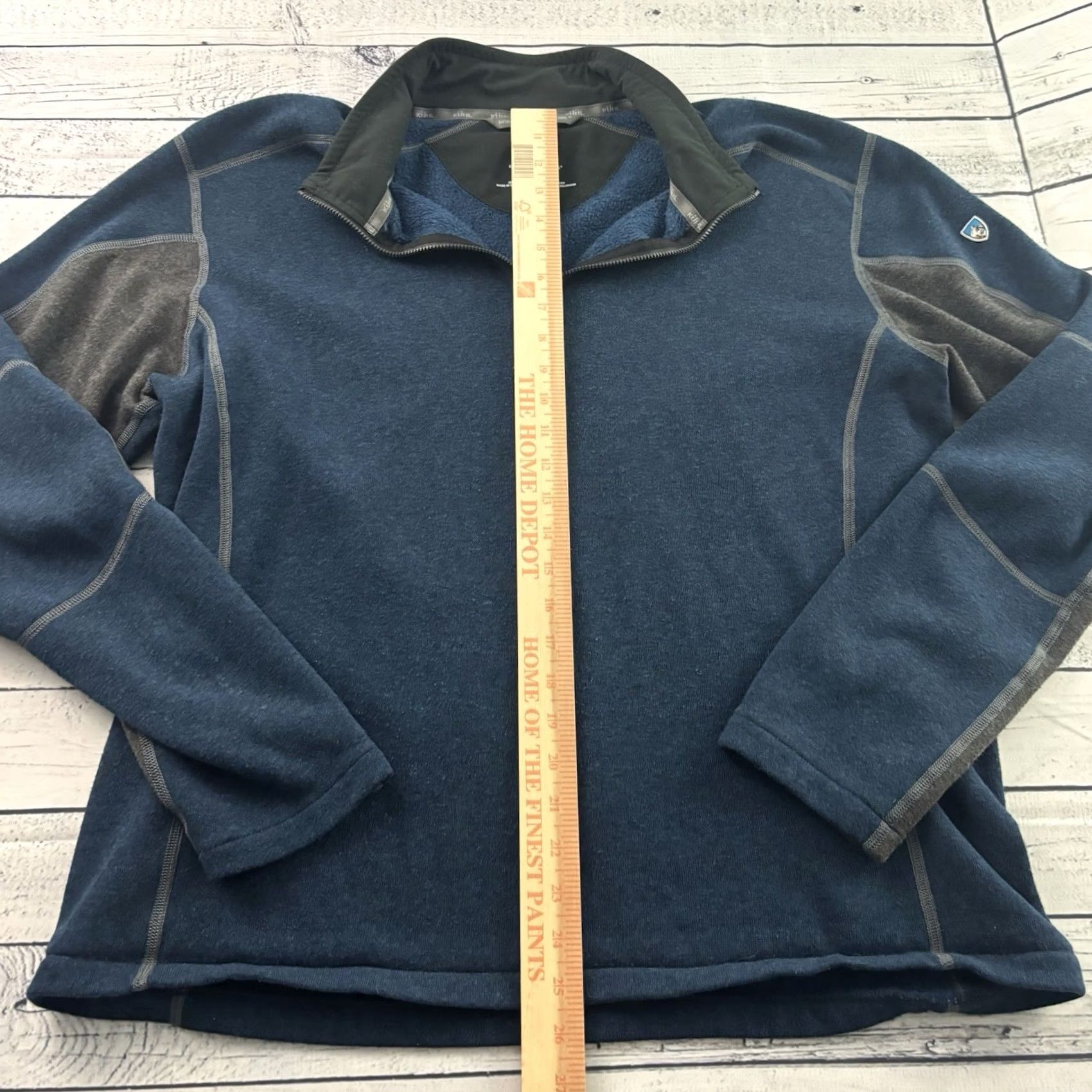 Vintage KUHL Kashmira Pullover Fleece Jacket Men XL Blue Size US XL / EU 56 / 4 - 4 Thumbnail