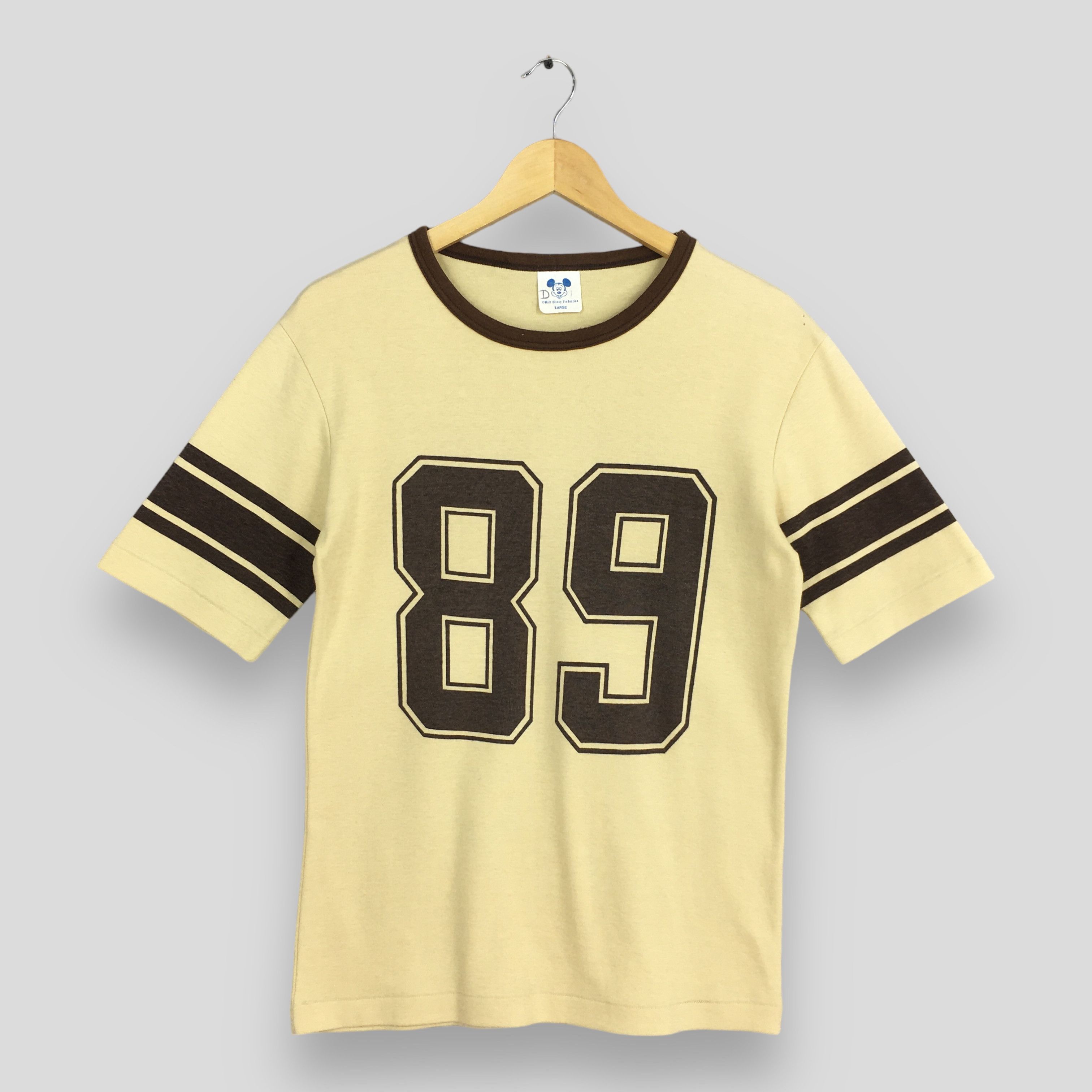 Disney Vintage 1980's Mickey Mouse Disney Yellow Tshirt Large Size US L / EU 52-54 / 3 - 1 Thumbnail
