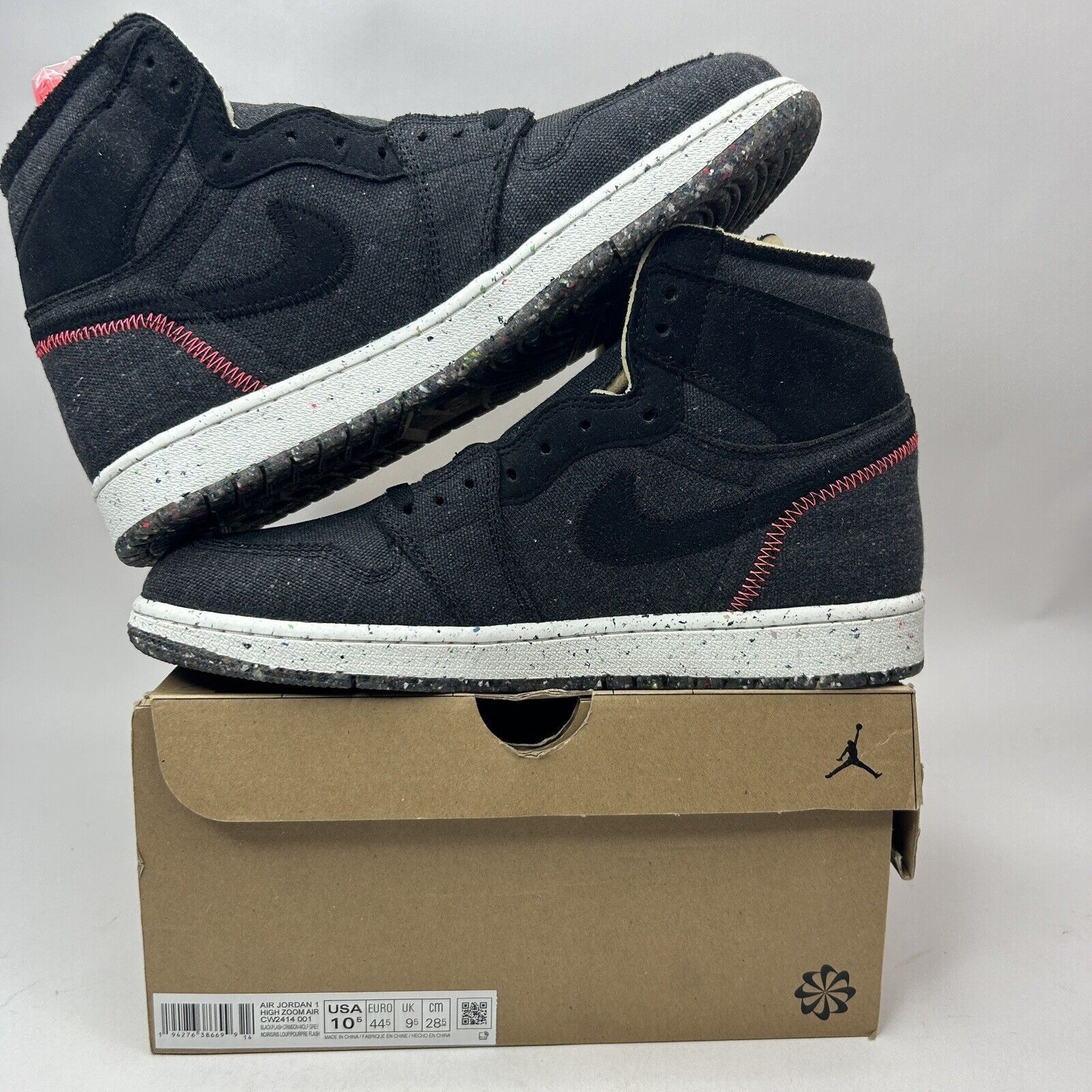 Jordan Brand Nike Air Jordan 1 Retro High Zoom “Crater/Space Hippie” 2023 Size US 10.5 / EU 43-44 - 3 Thumbnail