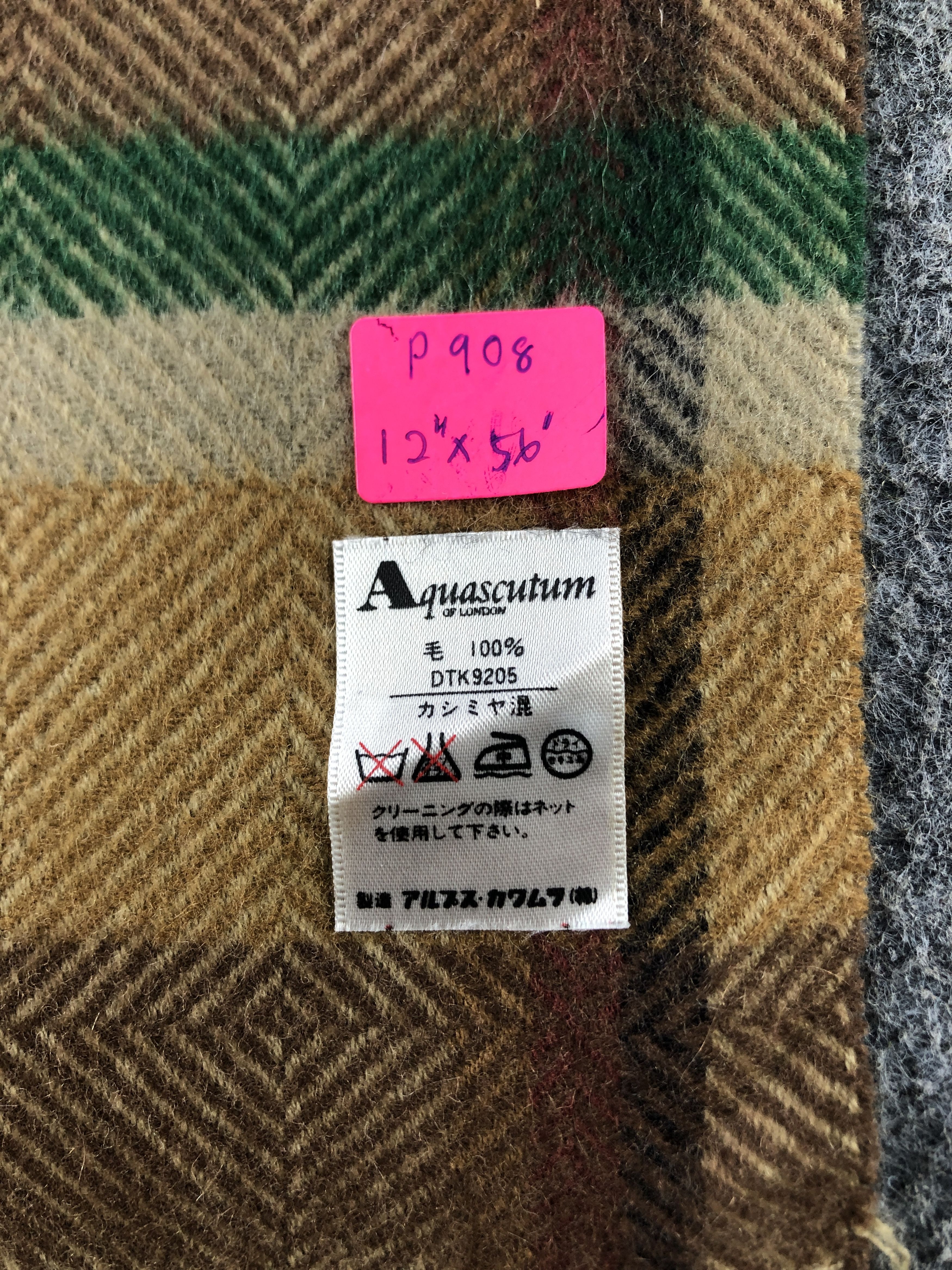 Aquascutum Aquasqutum Scarf / Muffler / Neckwear P908 Size ONE SIZE - 5 Thumbnail