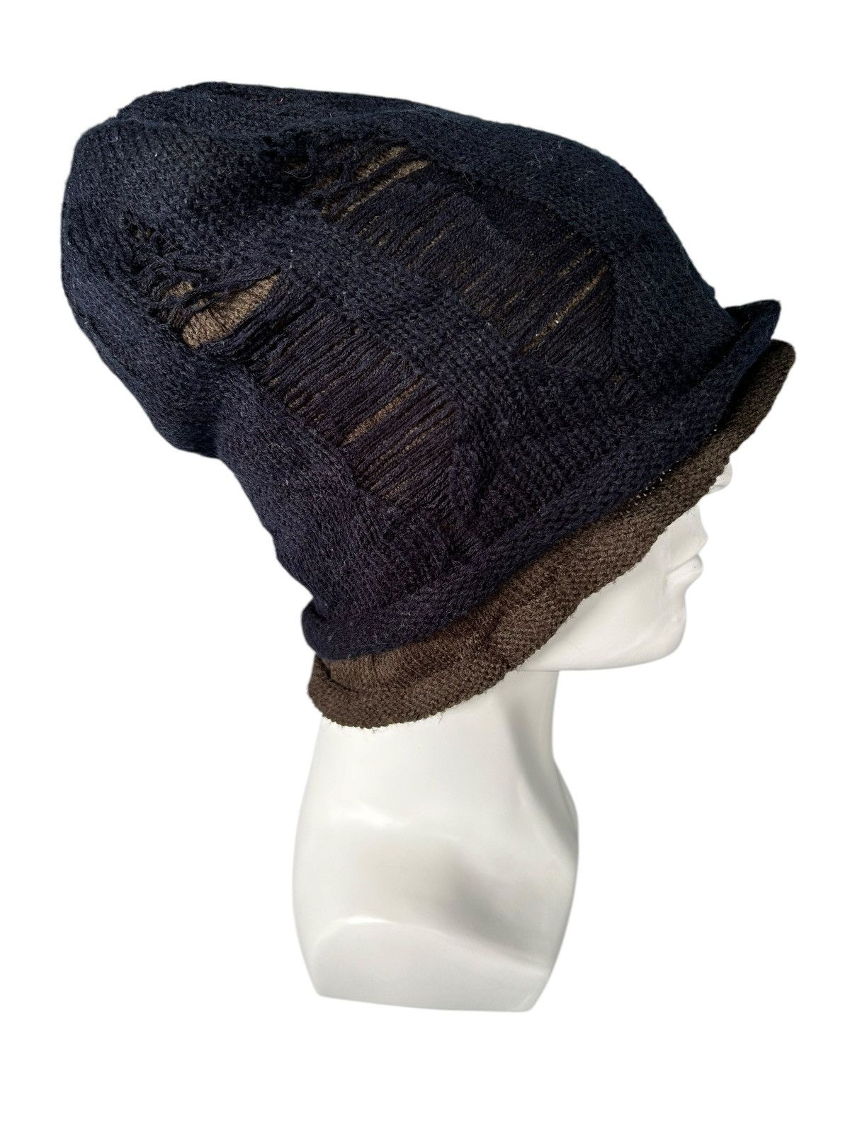 Distressed Design Japanese Style Big Beanie Hats Rare ☠️☠️