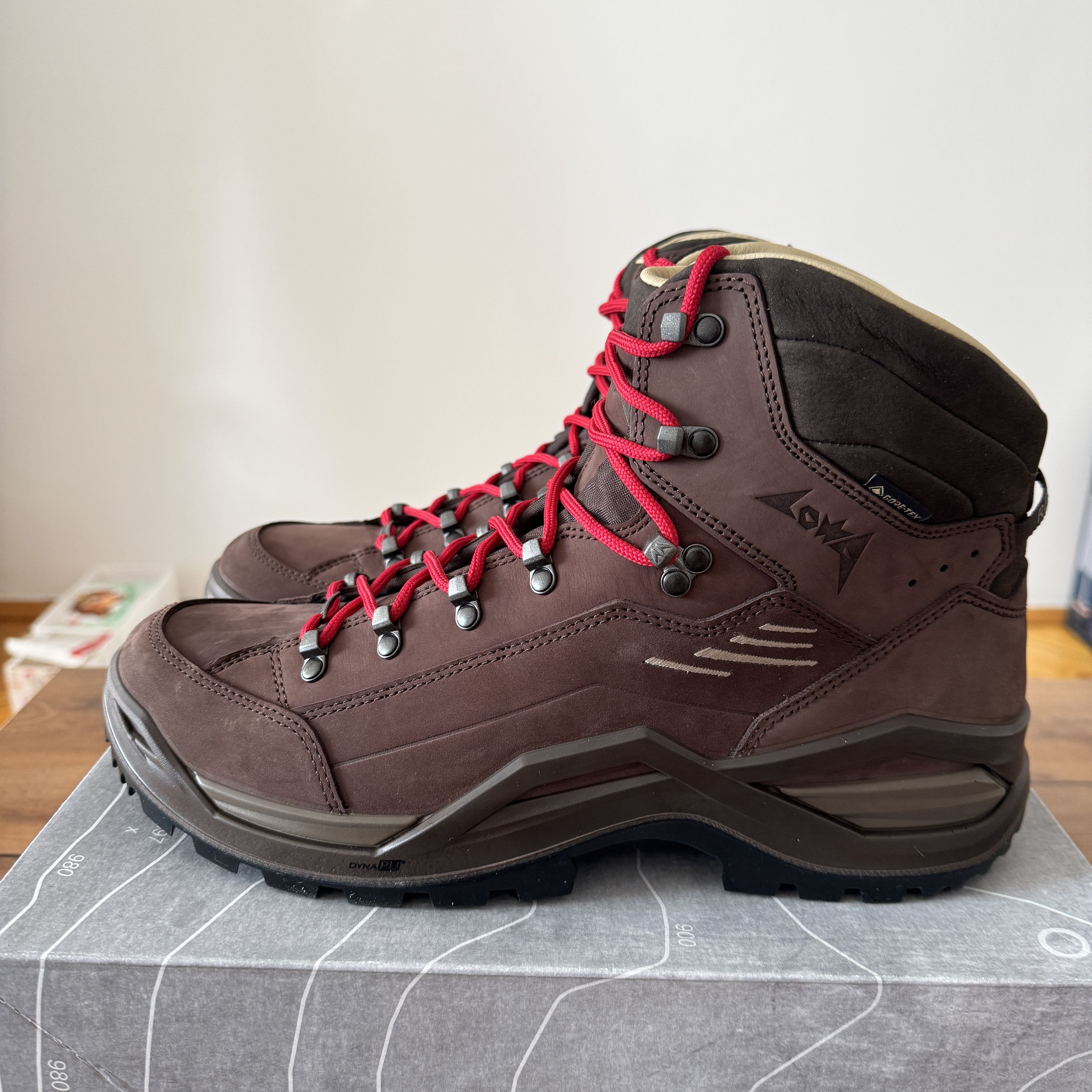 LOWA LOWA Renegade 100 Years GTX Mid Mens Trekking Boots 43.5 /10 Size US 10 / EU 43 - 8 Thumbnail