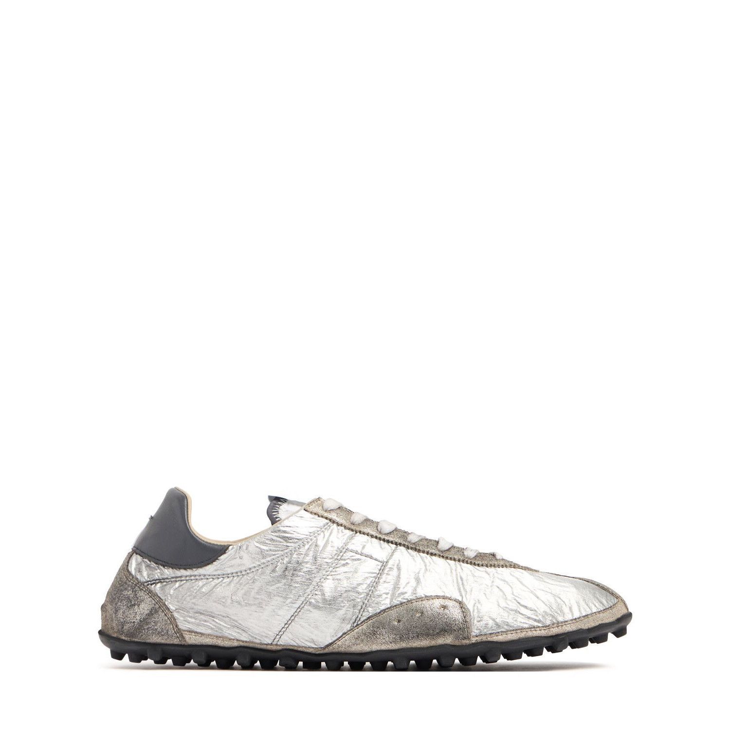 MAISON MARGIELA Sprinters Silver/White Sneakers New & Authen
