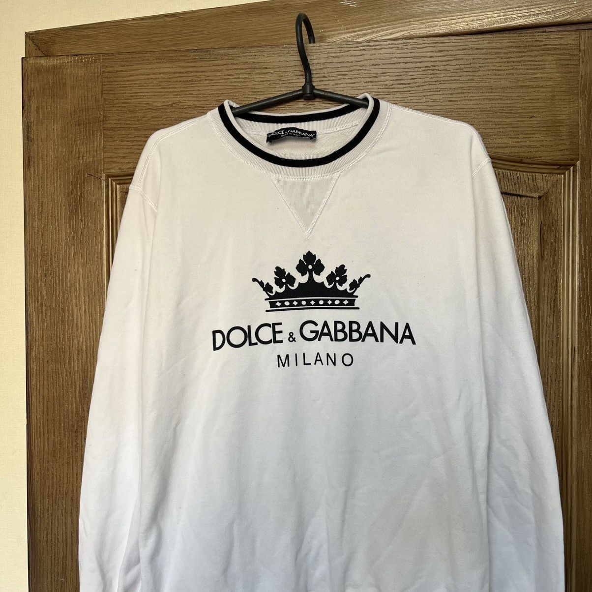 Dolce & Gabbana Rare Dolce & Gabbana Sweatshirt Big Logo Size US M / EU 48-50 / 2 - 3 Thumbnail