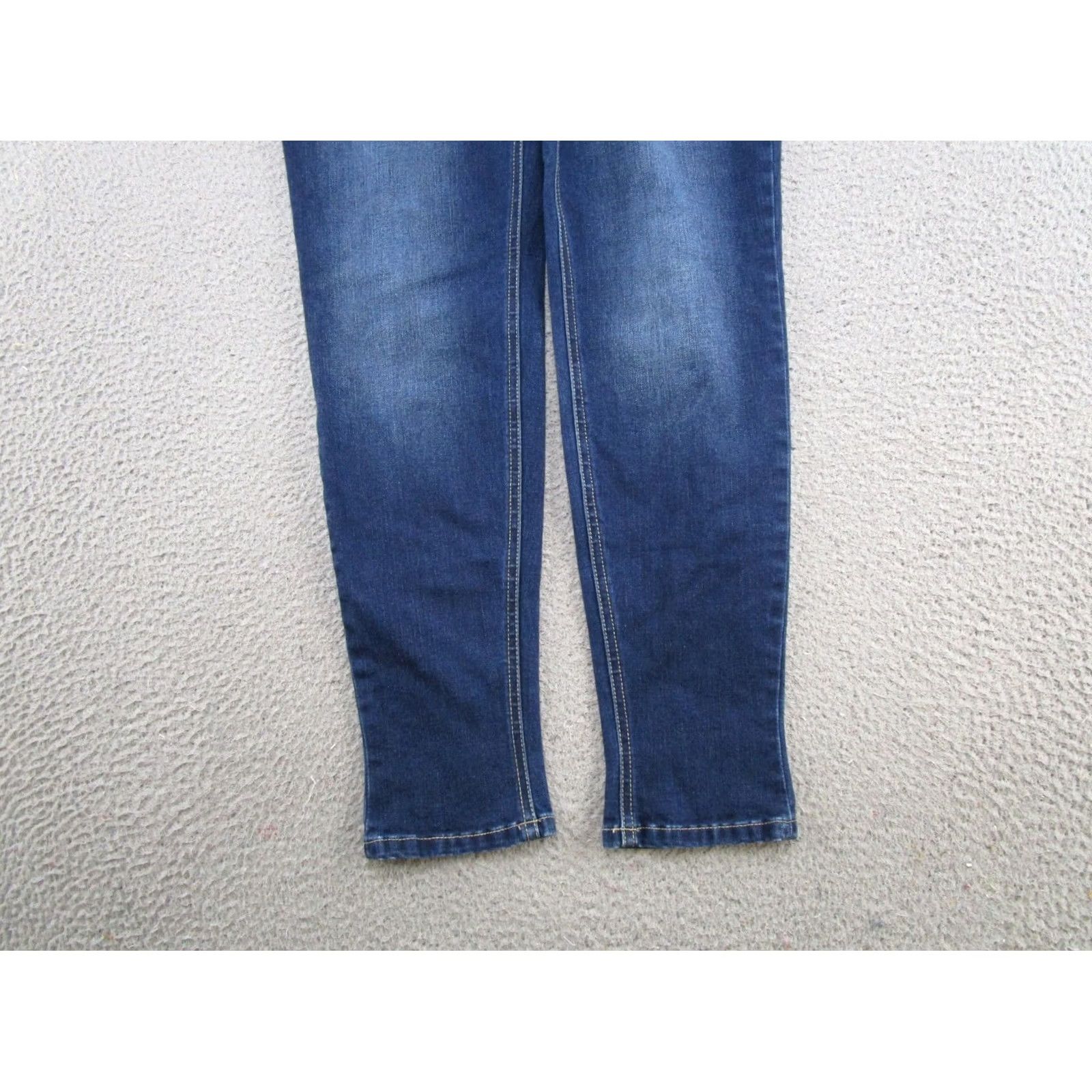 Vintage Maurices Jeans Womens Size L Medium Wash Stretch Denim 5-Pocket Skinny Regular Blue Size 36" / US 14 / IT 50 - 2 Thumbnail