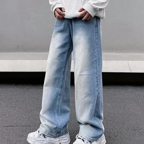 Wash Gradient Wide Leg Denim