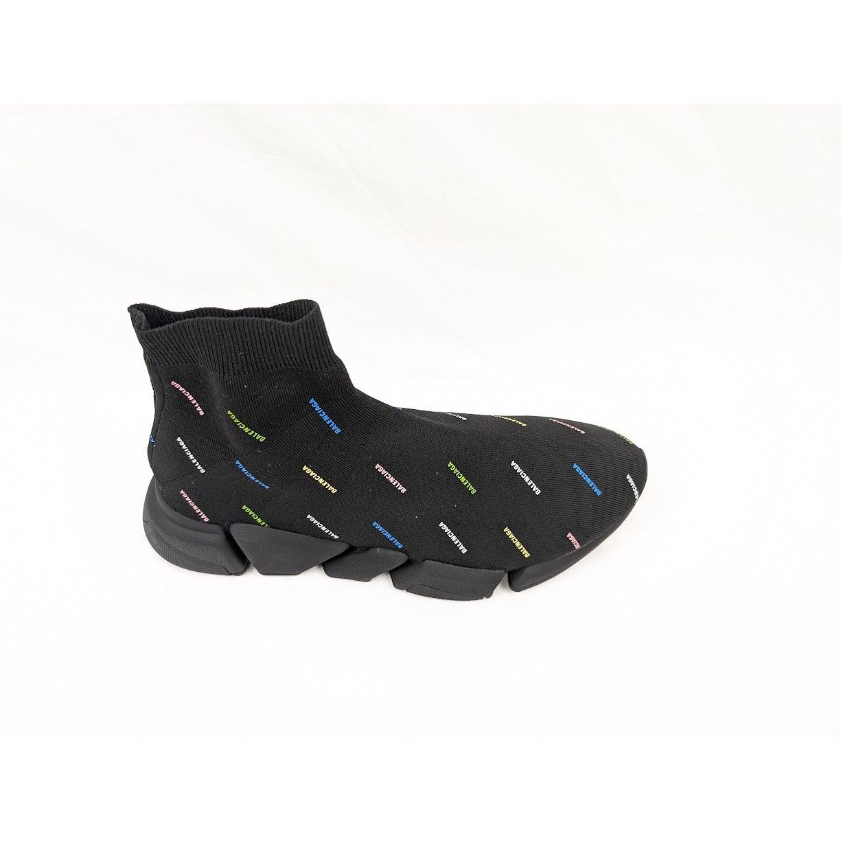 Balenciaga o1rshd1 Q:4/ Recycled Speed 2.0 Low-Top Sneakers Black Size US 12 / EU 45 - 3 Thumbnail