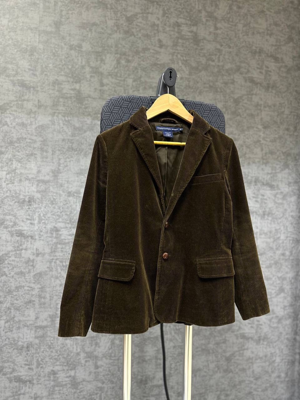 Polo Ralph Lauren × Vintage Vintage Polo Ralph Lauren Velvet Brown Blazer Size 38R - 10 Thumbnail