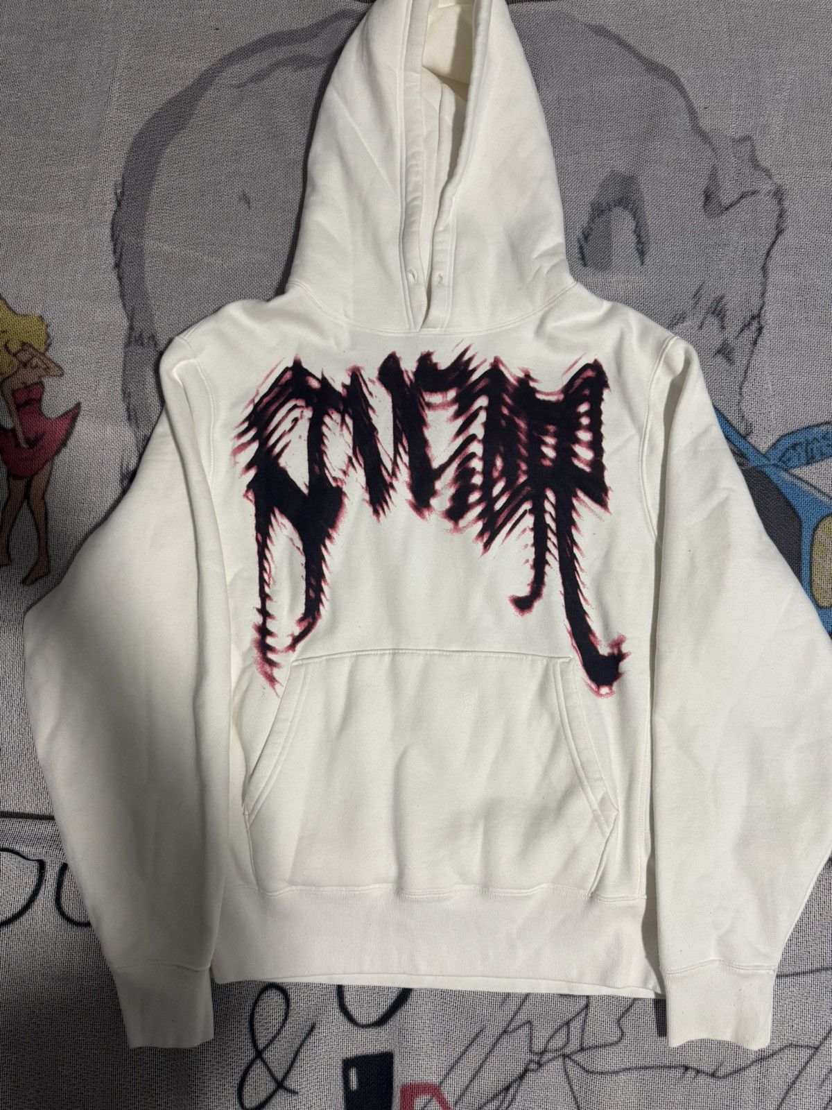 Revenge Revenge Window Hoodie - White/Cream Size US XL / EU 56 / 4 - 1 Thumbnail