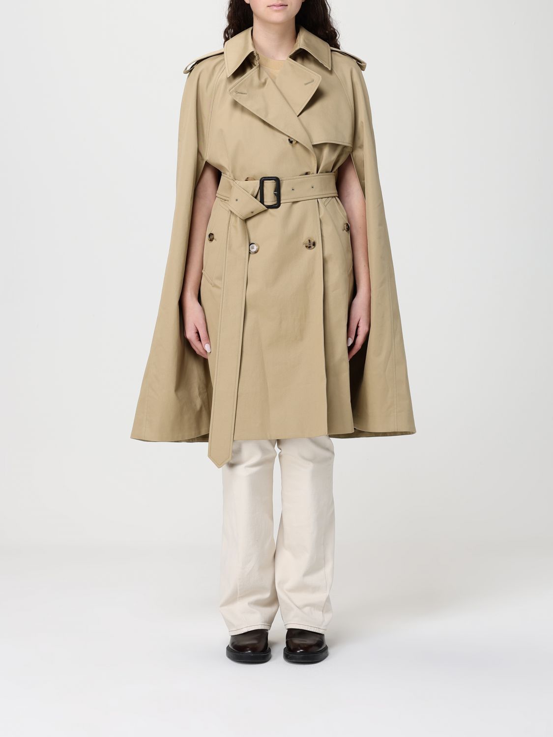 Burberry Burberry Jacket Woman Beige Size S / US 4 / IT 40 - 1 Thumbnail