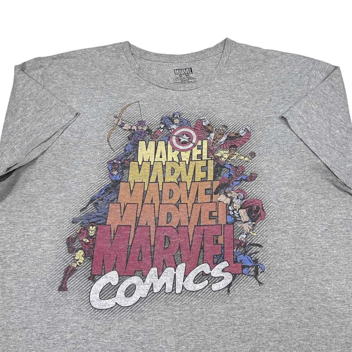 Marvel Comics Marvel Comics Avengers Superhero Cartoon Tshirt Size US XXL / EU 58 / 5 - 2 Thumbnail