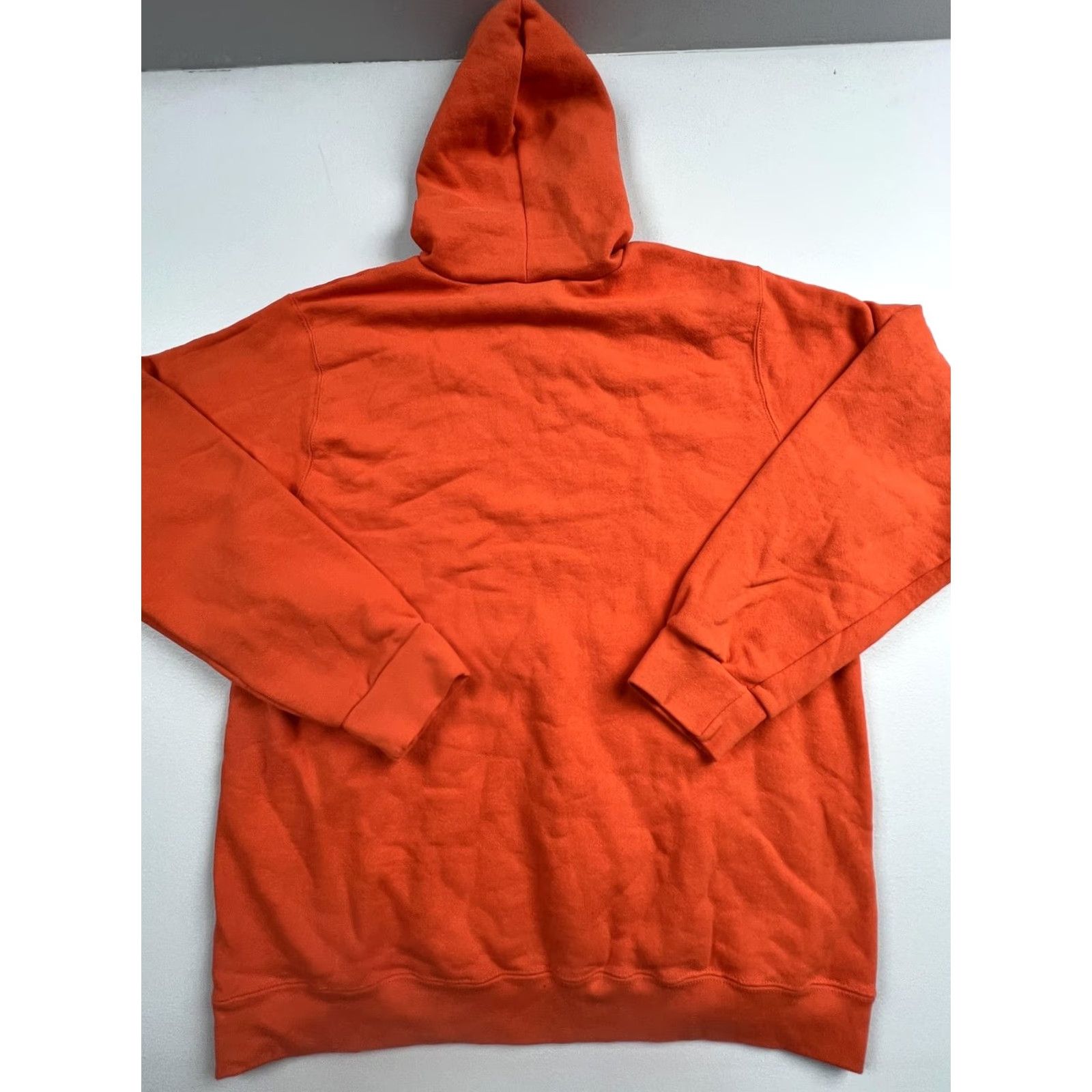 Nike Nike Hoodie Sweatshirt Mens L Orange Kangaroo Pocket Pullover Fleece Solid Size US L / EU 52-54 / 3 - 2 Thumbnail