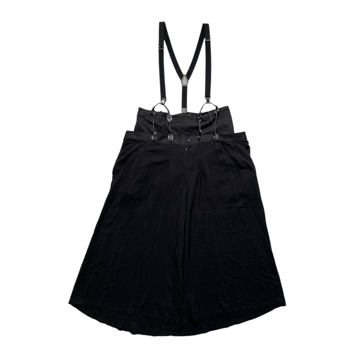 Yohji Yamamoto $1,500 layered suspender double waist maxi skirt Size 28" / US 6 / IT 42 - 1 Thumbnail