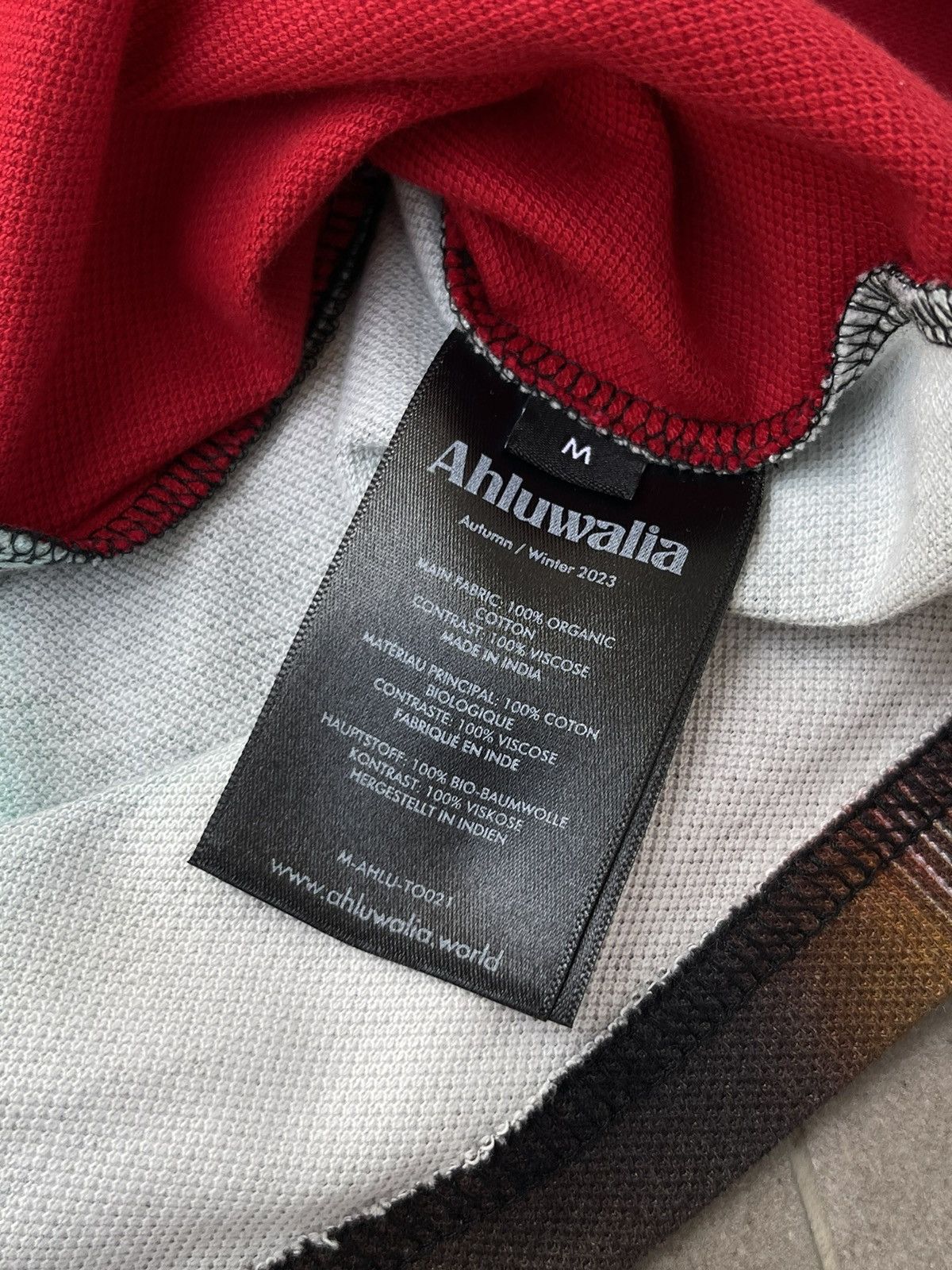 Ahluwalia !DS! AW23 Ahluwalia Sahara Short Sleeve Polo Size US M / EU 48-50 / 2 - 22 Thumbnail