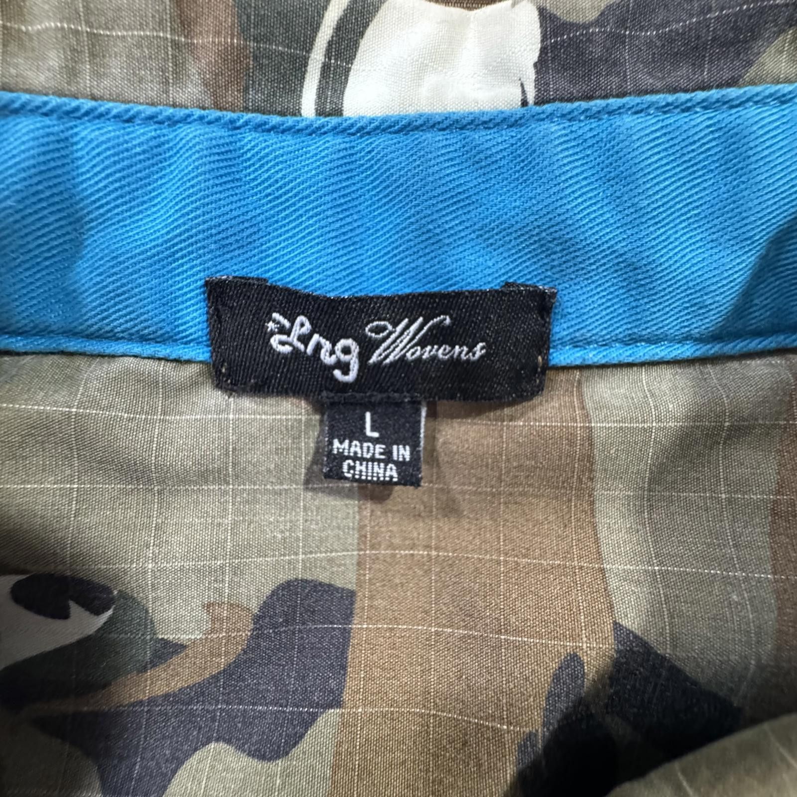 LRG LRG Lifted Research Group Wolfland Camo Shirt Mens L Long Size US L / EU 52-54 / 3 - 6 Thumbnail