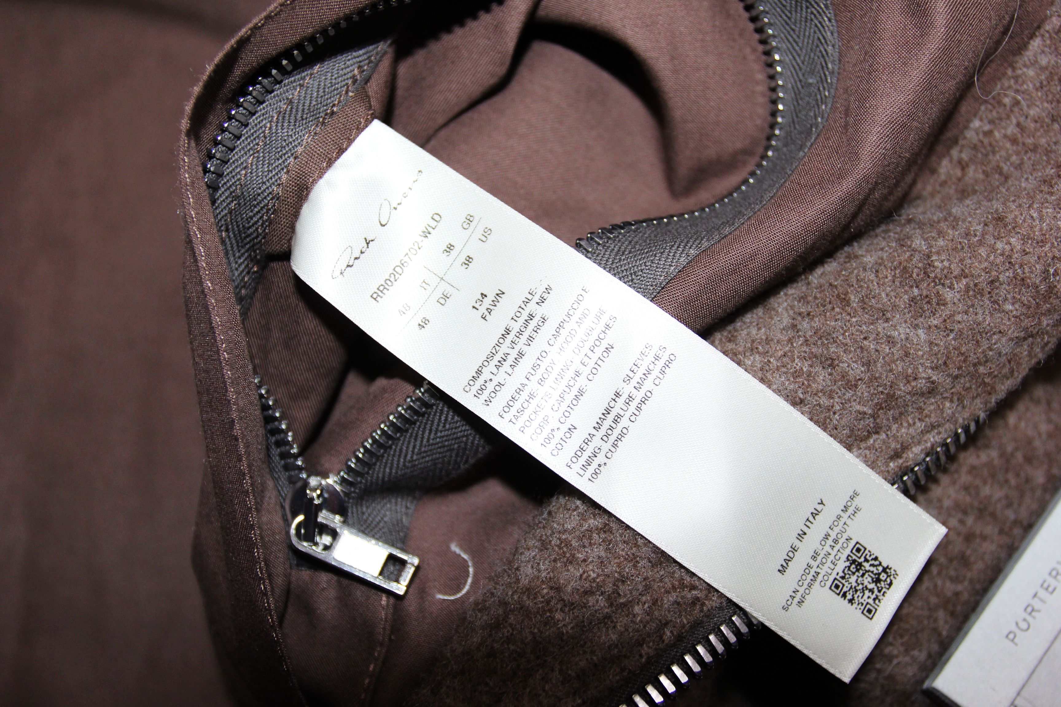 Rick Owens BNWT AW24 RICK OWENS "PORTERVILLE" HOODED GIMP ROBE COAT 48 Size US M / EU 48-50 / 2 - 10 Thumbnail
