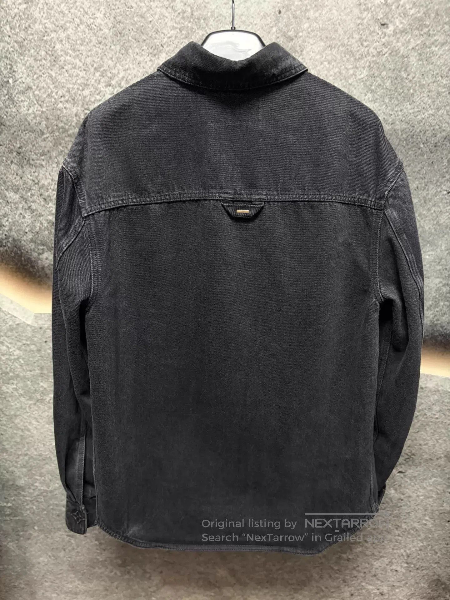 Louis Vuitton Black Denim Jacket with Embroidered Pockets. Size US M / EU 48-50 / 2 - 2 Thumbnail