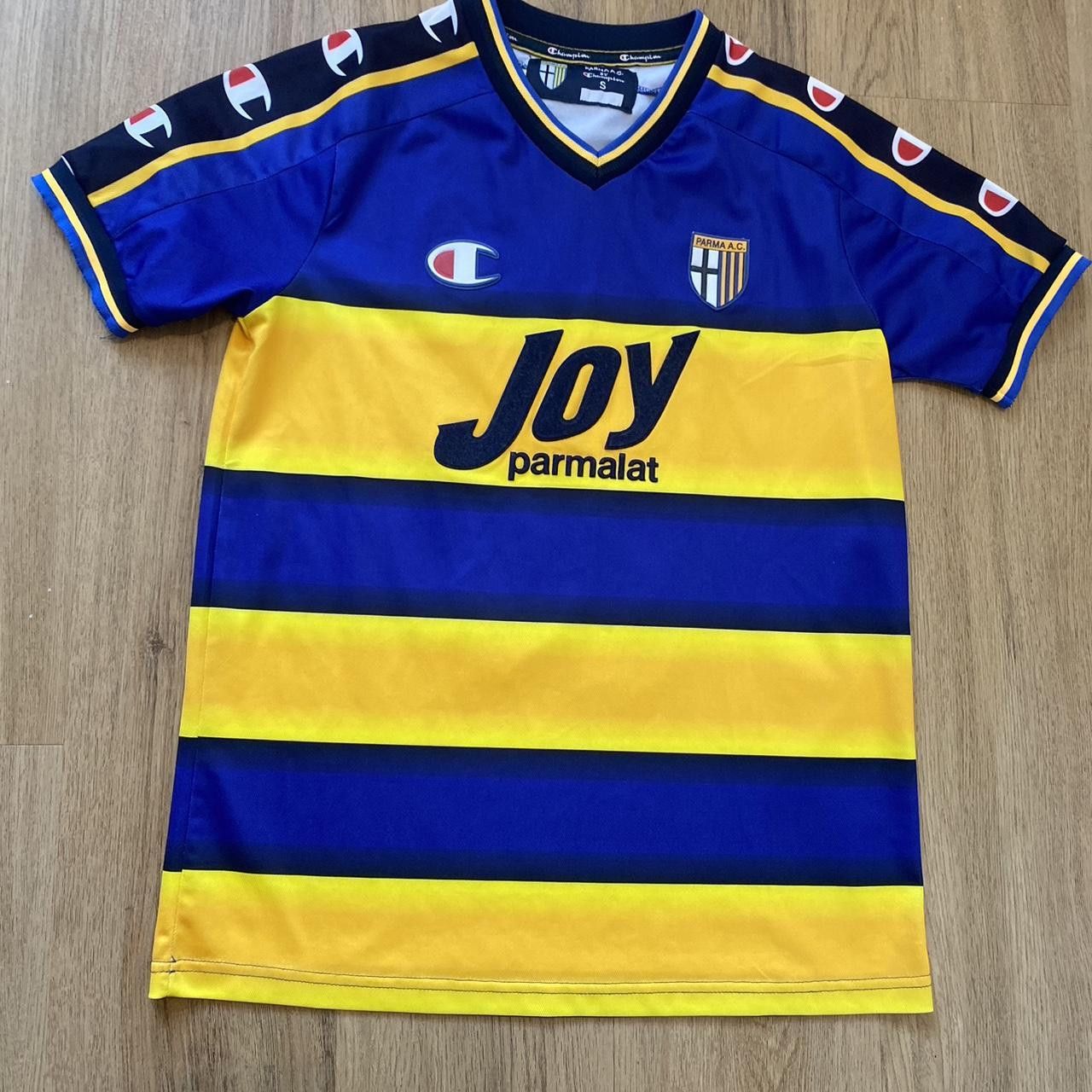 Champion 2001-02 Nakata Parma Champion Joy Parmalat Football Shirt