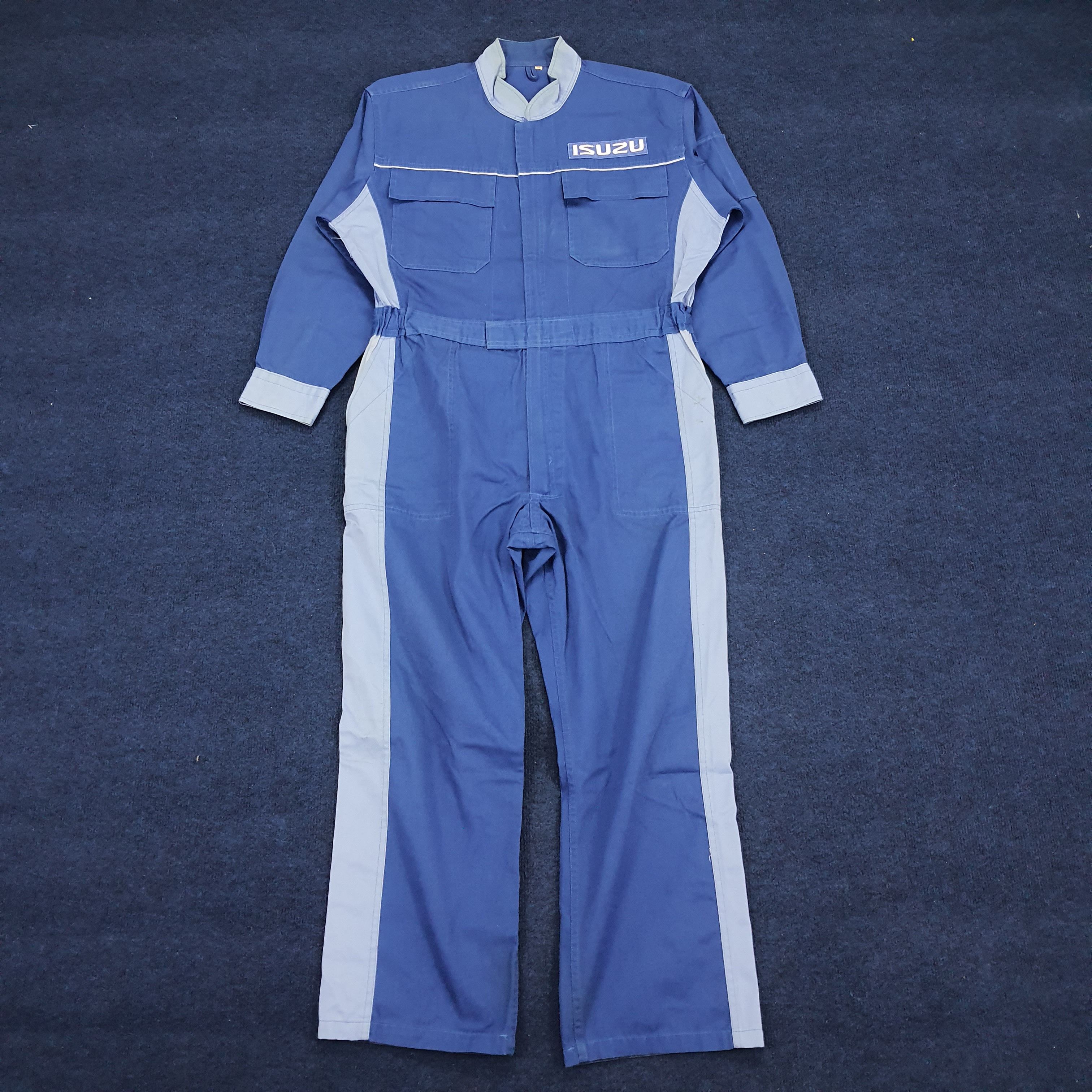 Japanese Brand × Vintage Vintage ISUZU Japanese Brand Motorsports Coverall Size US L / EU 52-54 / 3 - 4 Thumbnail