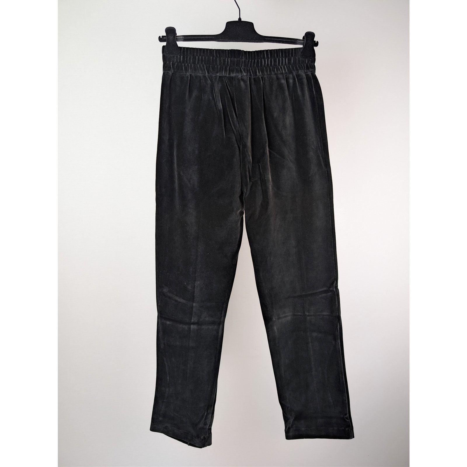Palm Angels o1rshd1 Q:2 / Velvet Track Pants in Black / White Size US 32 / EU 48 - 11 Thumbnail