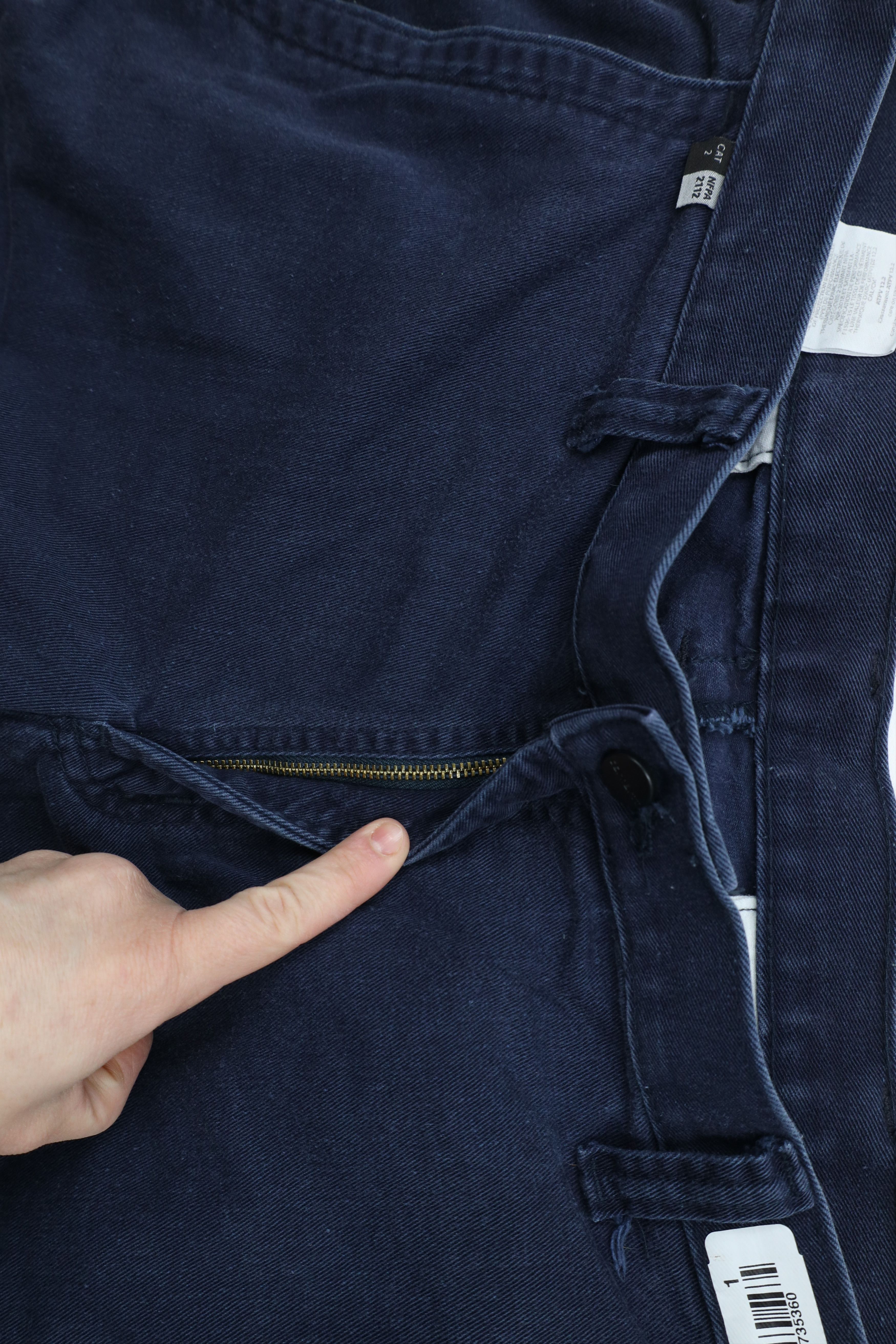 Carhartt × Vintage Vintage Carhartt FR Wide Leg Fire Flame Resistant Work Pants Size US 36 / EU 52 - 8 Thumbnail