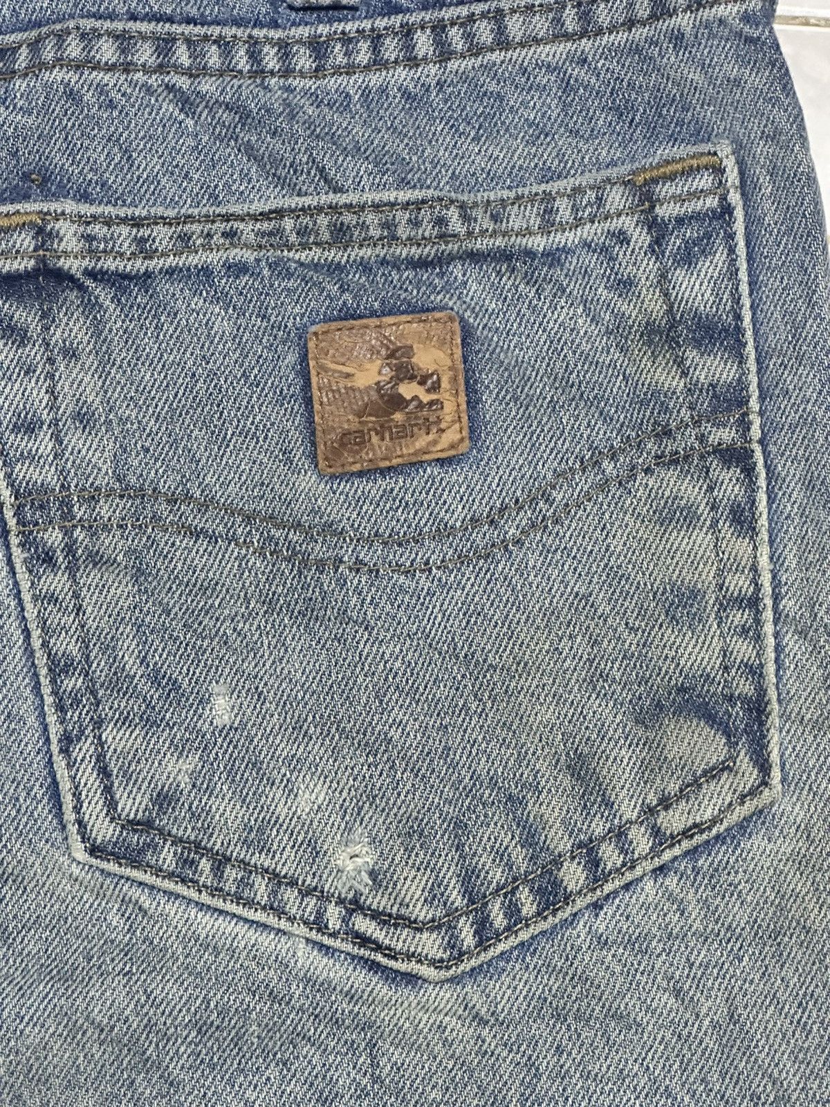 Carhartt Vintage Carhartt 90's Baggy Loose Style Painted & Faded Wash Size US 35 - 7 Thumbnail