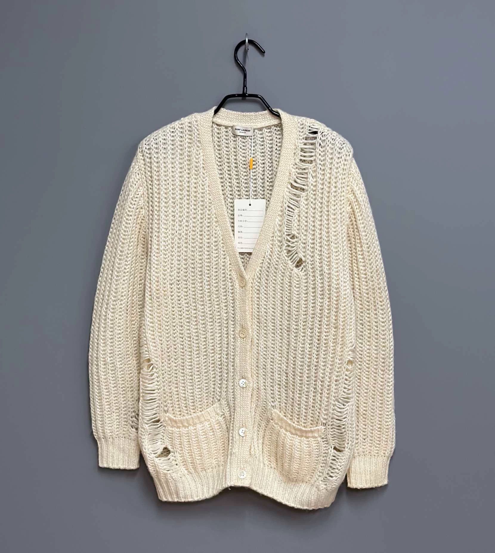 Saint Laurent Paris Saint Laurent Paris Knitted sweater cardigan Size US XS / EU 42 / 0 - 1 Thumbnail