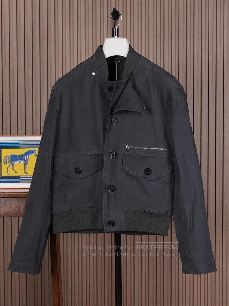 Hermes Hermes Men's calfskin jacket Size US L / EU 52-54 / 3 - 1 Thumbnail