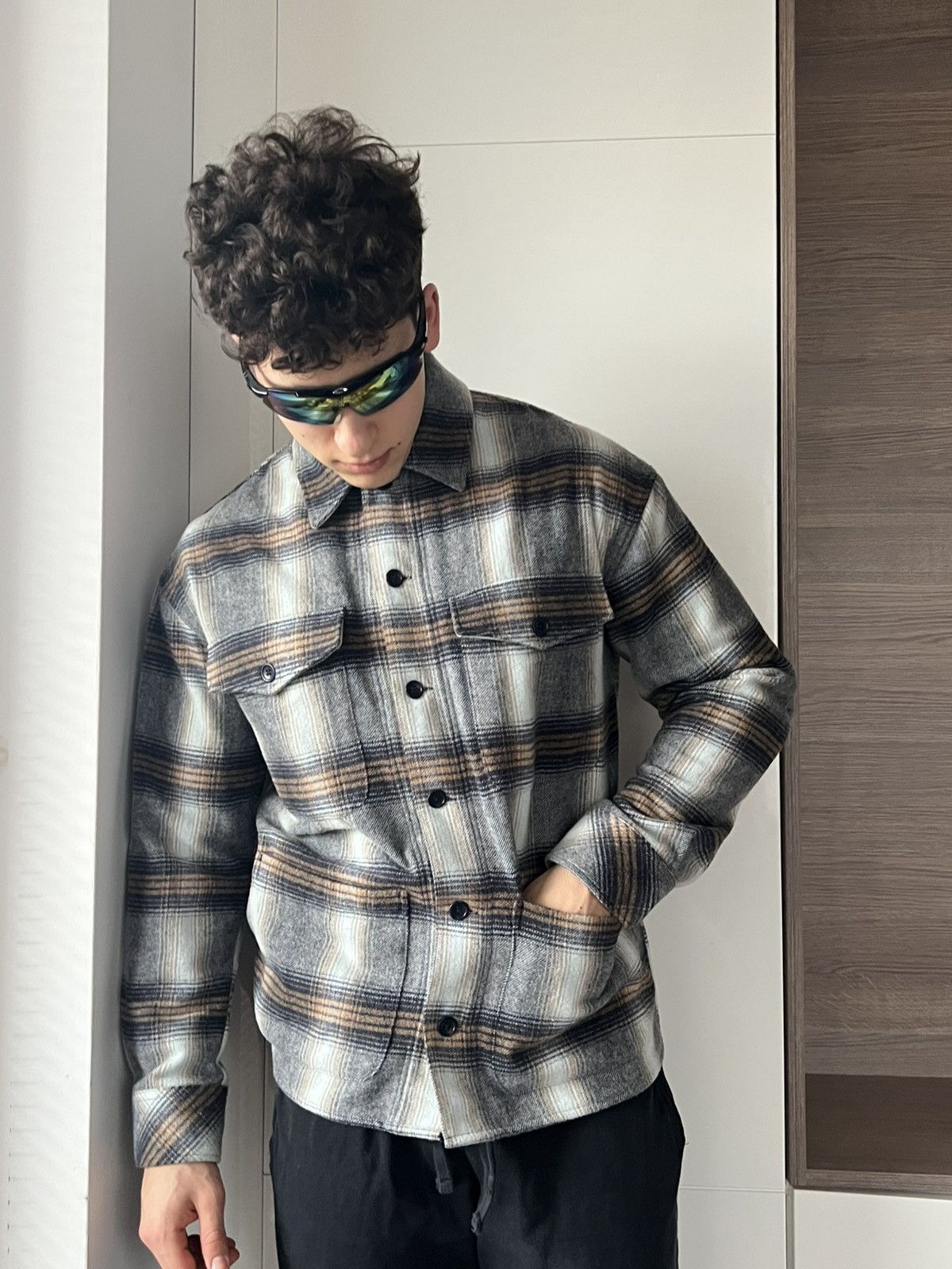 Samsoe Samsoe ‼️Samsoe Samsoe Oendal Acrylic/Wool Casual Shirt Jacket‼️ Size US M / EU 48-50 / 2 - 2 Thumbnail