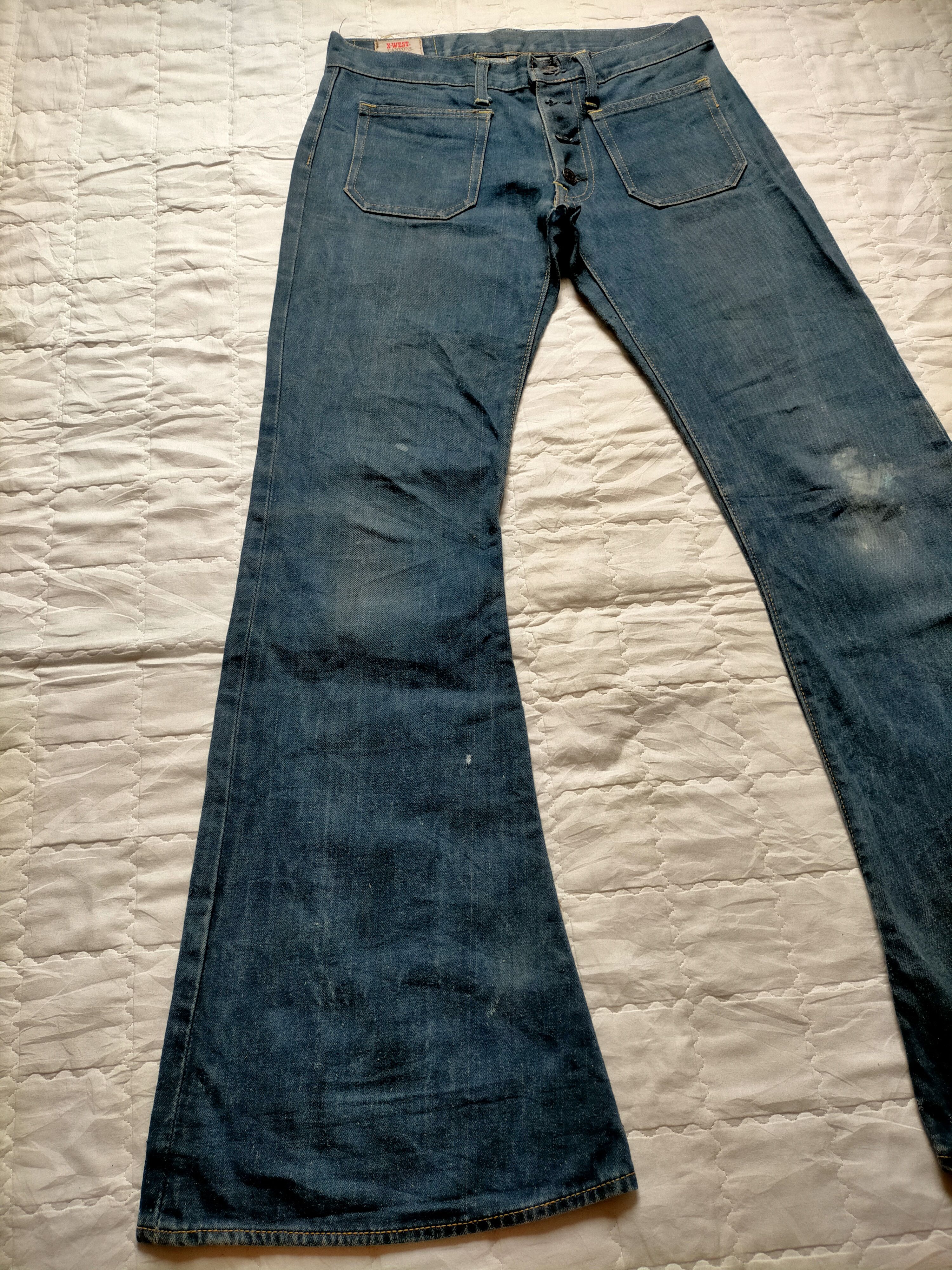 Le Grande Bleu (L.G.B.) Flare Jeans Canton X-West Bus bell bottom Denim Size US 30 / EU 46 - 10 Thumbnail