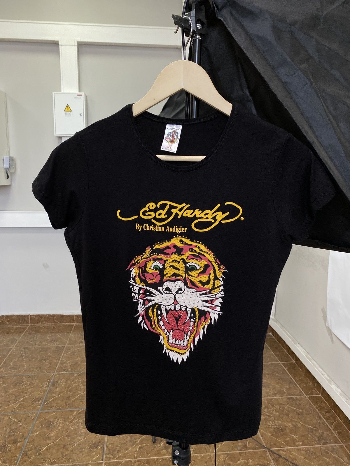 Ed Hardy 🇺🇸 Vintage Ed Hardy Christian Audigier Y2K T-Shirt Rare Retro Size M / US 6-8 / IT 42-44 - 1 Thumbnail