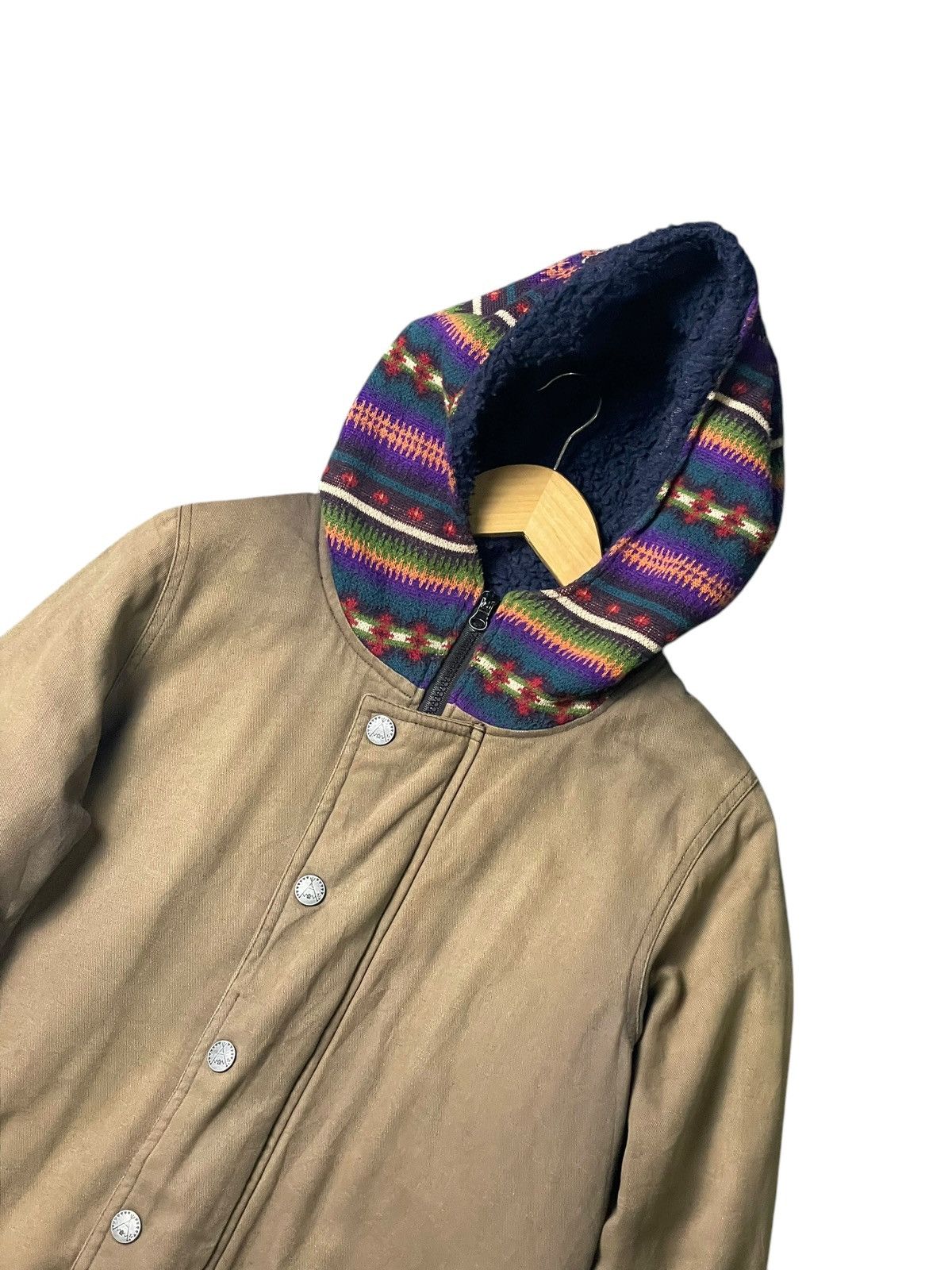 Japanese Brand × Vintage Vintage TITICACA Outdoor Hooded Jacket (97) Size US XXS / EU 40 - 3 Thumbnail