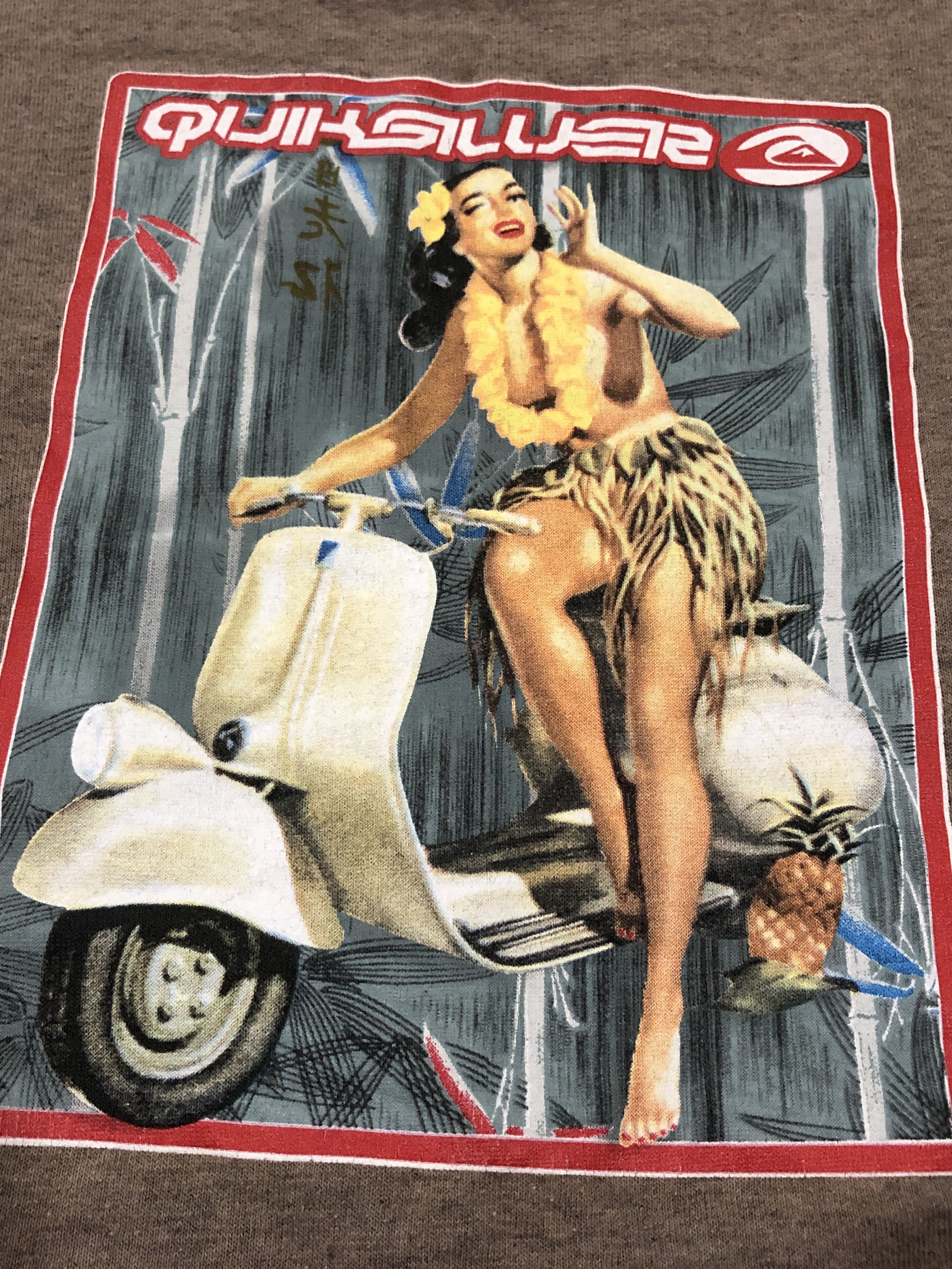 Quiksilver × Vintage Vintage Rare Quiksilver Hawaii Photo Tshirt Size US M / EU 48-50 / 2 - 3 Thumbnail