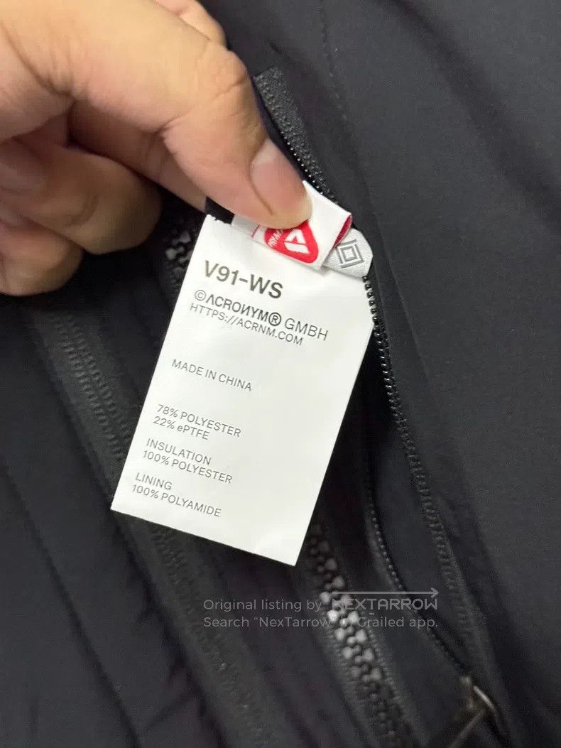 Acronym Acronym Black Cotton Jacket Size US S / EU 44-46 / 1 - 3 Thumbnail