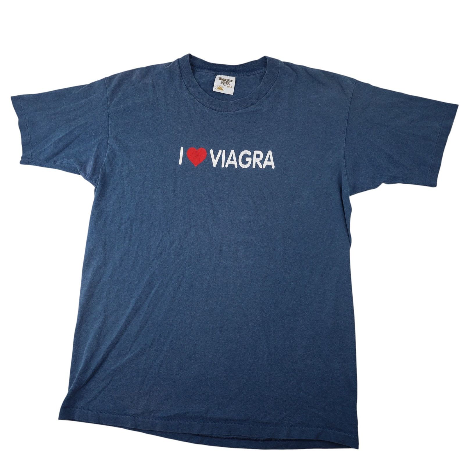 Vintage Vintage I Love Viagra Graphic T Shirt Size US L / EU 52-54 / 3 - 1 Thumbnail