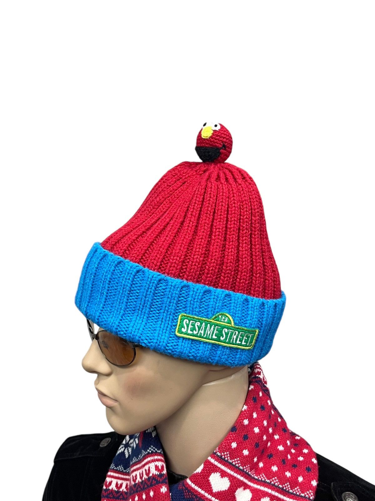 Cartoon Network 🔥DOPE🔥ELMO SESAME STREET x SUPER BOO JAPAN Acrylic Beanie Size ONE SIZE - 1 Thumbnail
