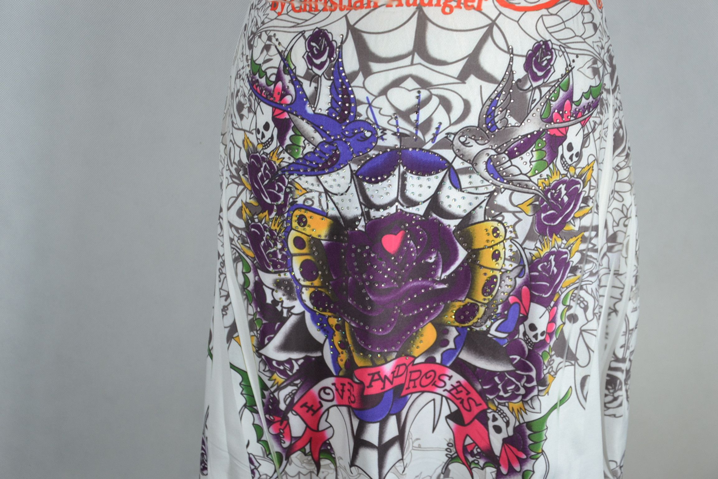 Christian Audigier Ed Hardy & Christian Audigier Mini Dress Vintage Print Rare Size M / US 6-8 / IT 42-44 - 2 Thumbnail