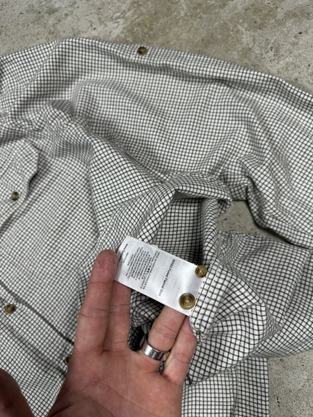Fjallraven Forest Flannel Shirt Check Plaid Button Up