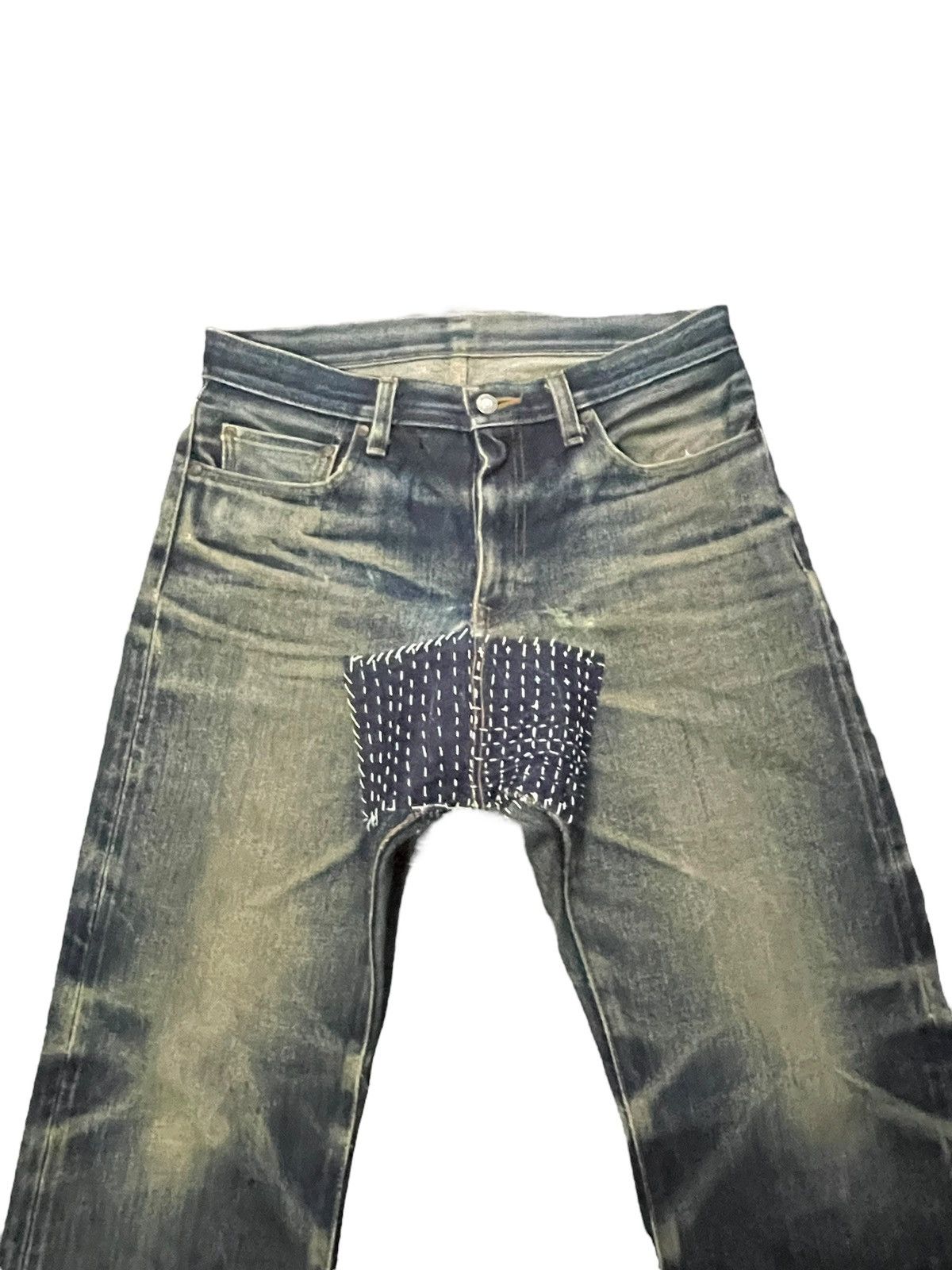 KOJIMA GENES × Vintage Vintage Kojima Genes Selvedge Distresed Denim Size US 34 / EU 50 - 5 Thumbnail