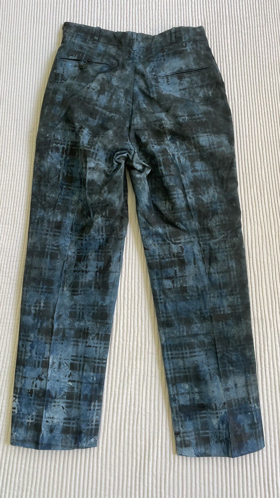 Designer Blackwatch Hand Painted Pants Size US 29 - 2 Thumbnail