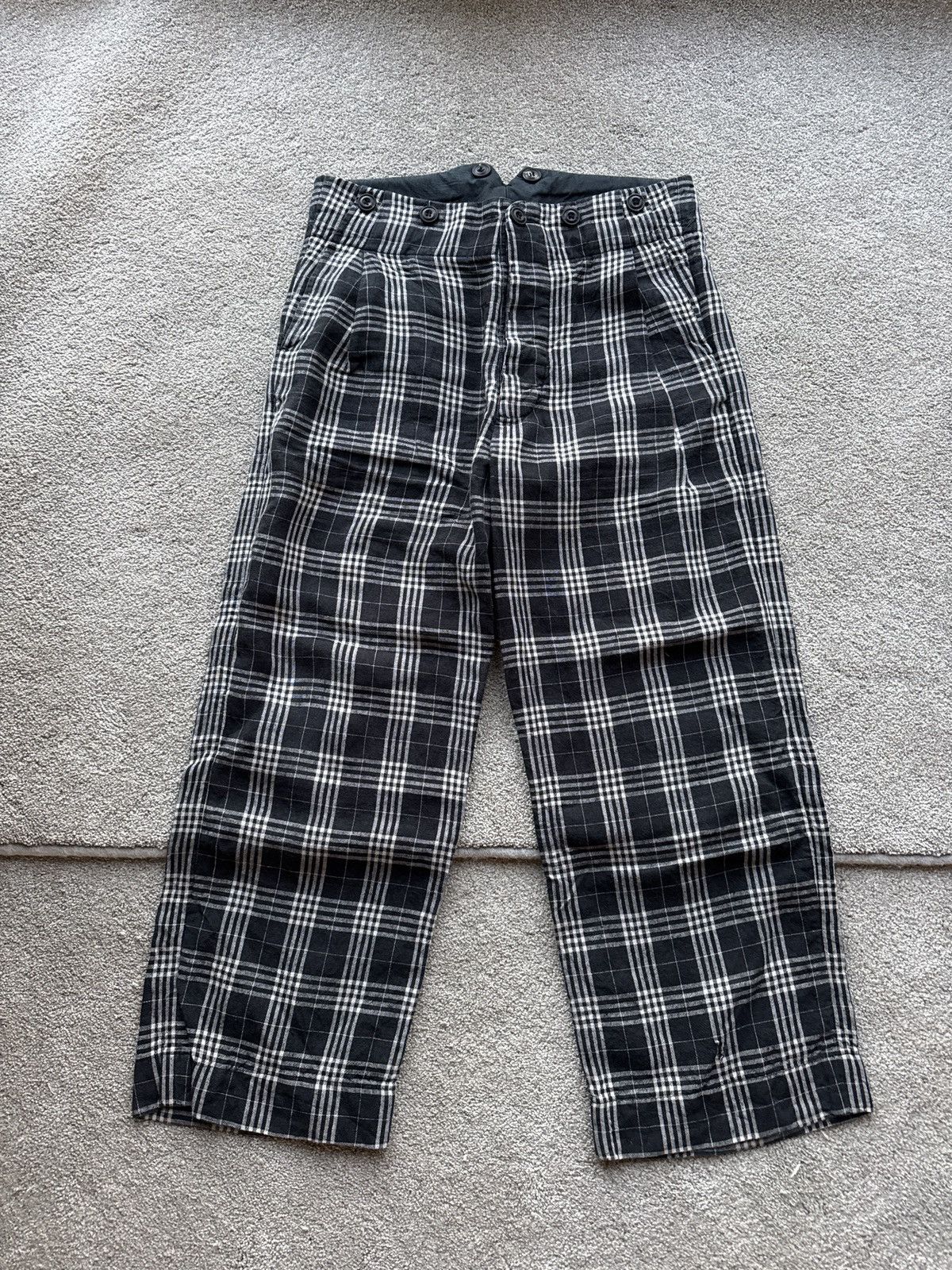 John Alexander Skelton Checked Moonsailor Trousers Size US 33 - 1 Thumbnail