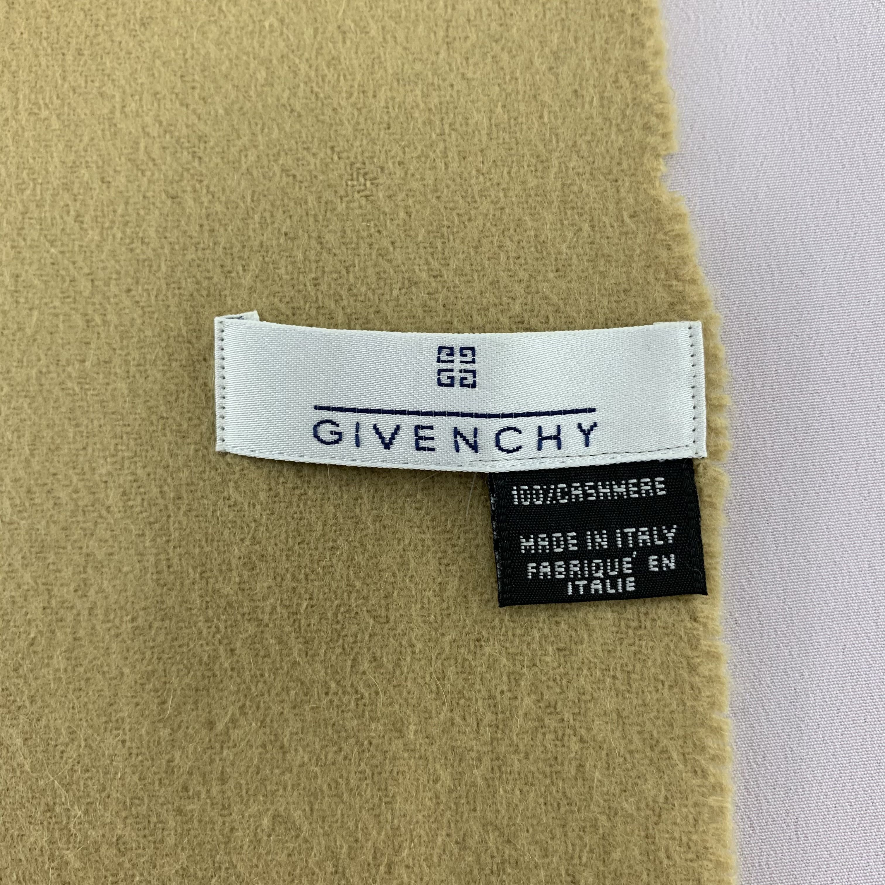 Givenchy Givenchy Scarf Cashmere Muffler Neck Wrap BL5179 Size ONE SIZE - 6 Thumbnail