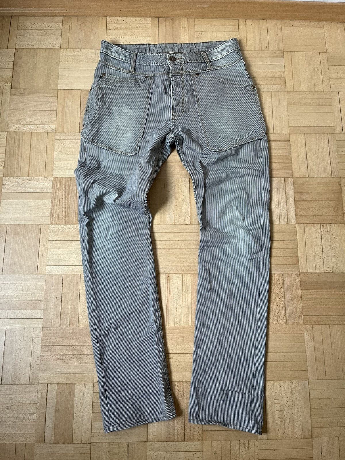 Japanese Brand × Number (N)ine Vintage striped workwear pants Kapital style Size US 32 / EU 48 - 1 Thumbnail