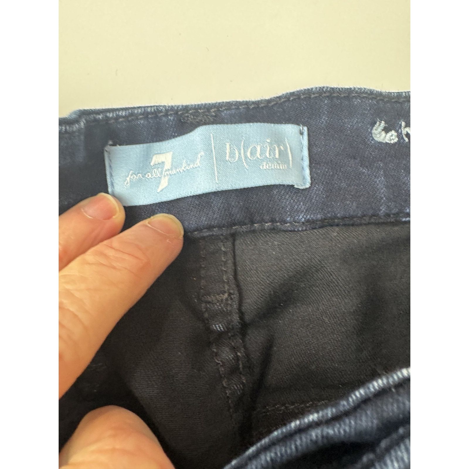 7 For All Mankind 7 for all Mankind the high waist skinny jeans B(air) 28 Size 28" / US 6 / IT 42 - 7 Thumbnail