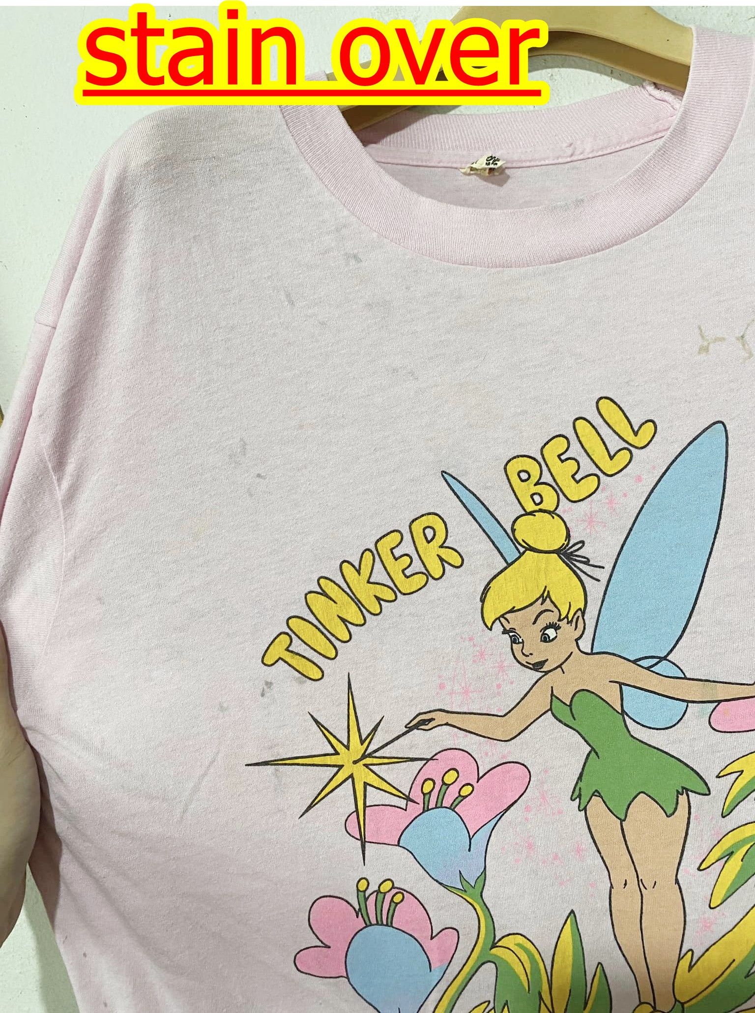 Disney × Vintage Vintage 90s Tinkerbell Shirt Size US L / EU 52-54 / 3 - 5 Thumbnail