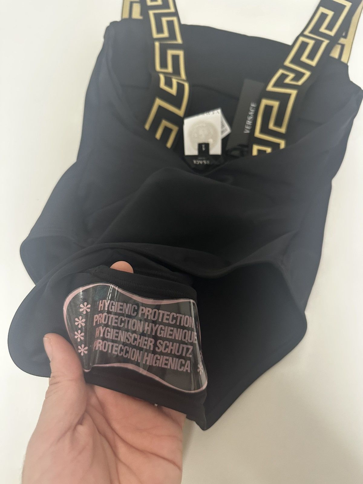 Versace Versace Black One-piece Swimsuit Size S / US 4 / IT 40 - 8 Thumbnail