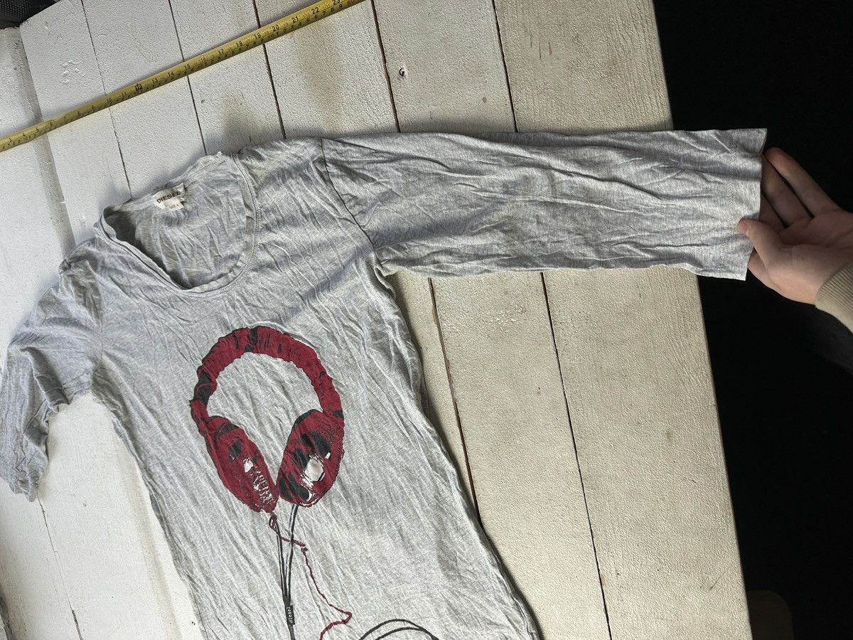 Diesel 🚨VINTAGE AVANT-GARDE 3/4 DIESEL TEE LOGO Y2k OPIUM Size L / US 10 / IT 46 - 2 Thumbnail